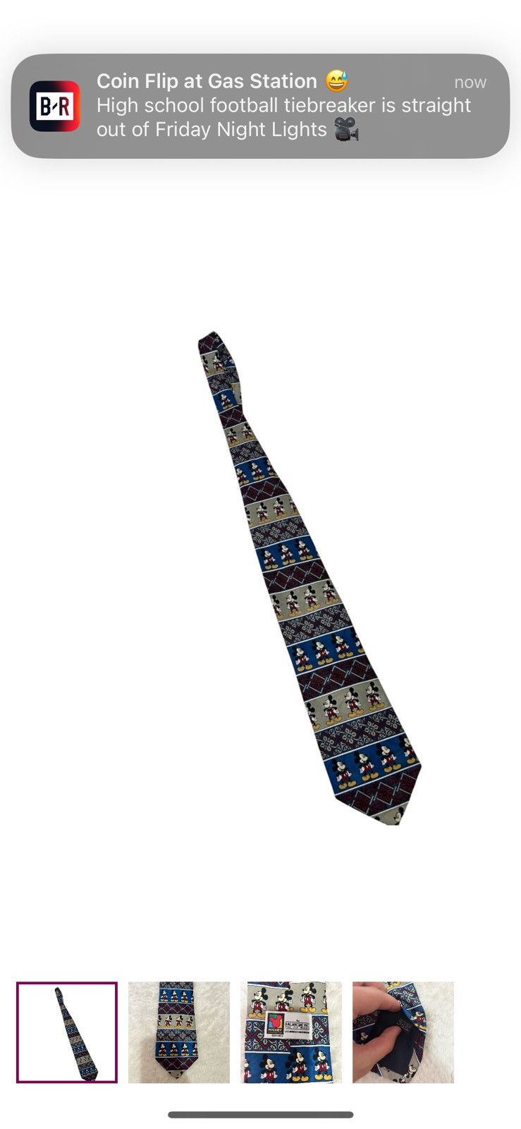 Disney Disney Mickey unlimited men’s necktie Size ONE SIZE - 1 Thumbnail