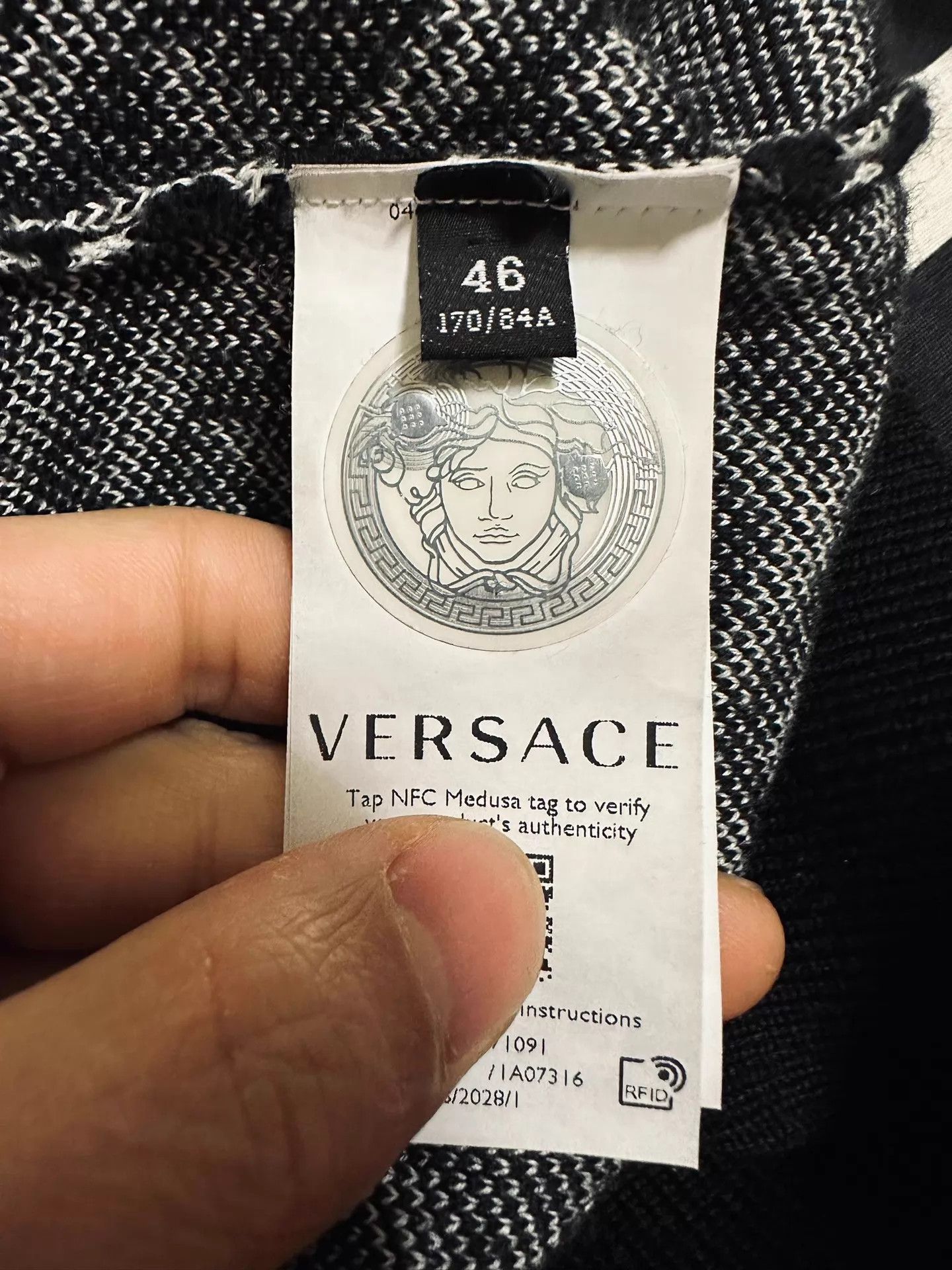Versace Versace Main Line Limited Runway Wool Knit Sweater S Size US S / EU 44-46 / 1 - 7 Thumbnail
