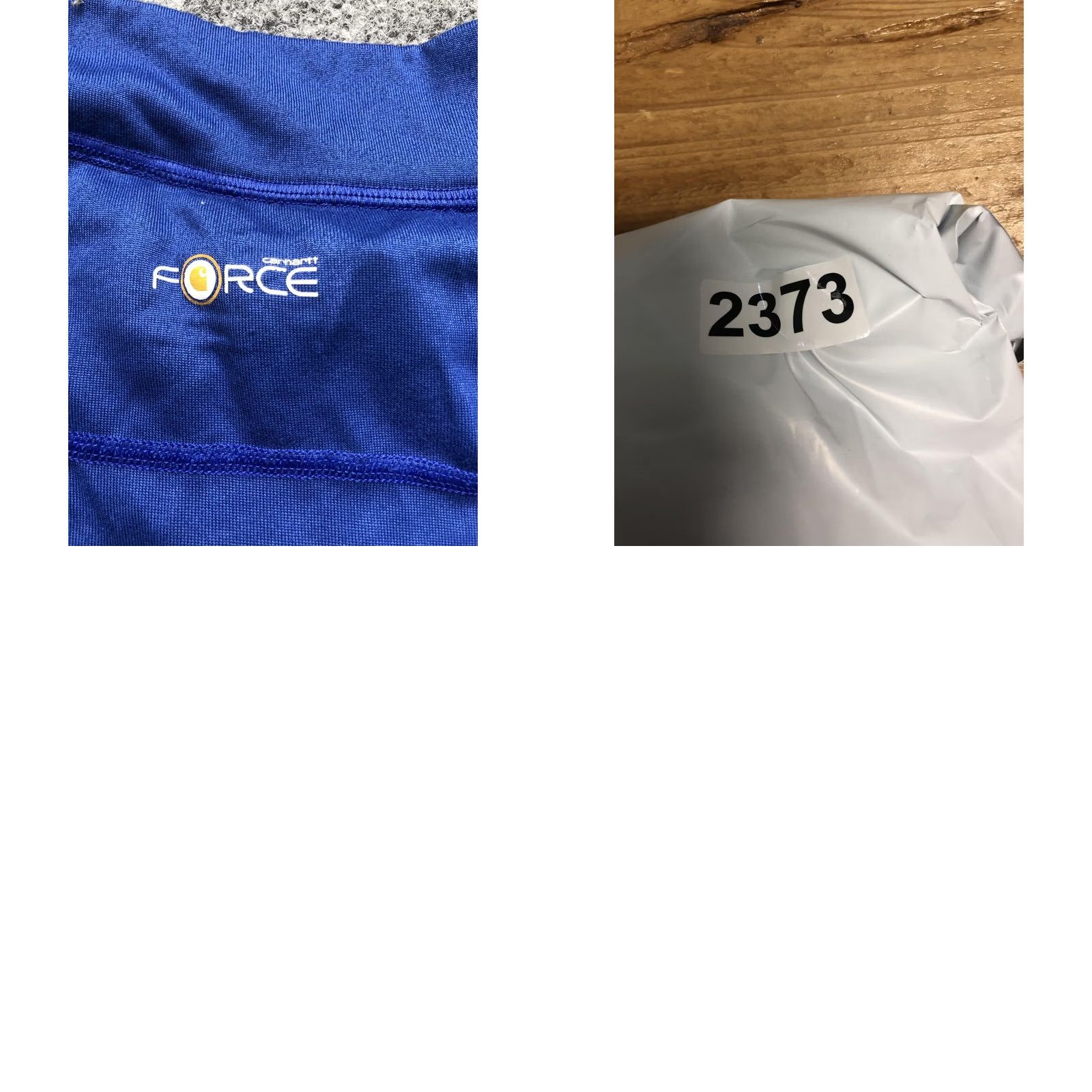 Carhartt Carhartt Force Shirt Mens 2XL Blue Long Sleeve Quarter Zip Mock Neck Pullover Size US XXL / EU 58 / 5 - 8 Thumbnail