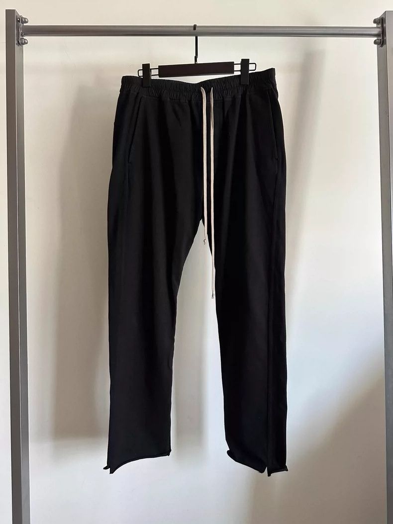 Rick Owens Rick Owens size L Black cotton trousers that don't fall off Size US 28 / EU 44 - 1 Thumbnail