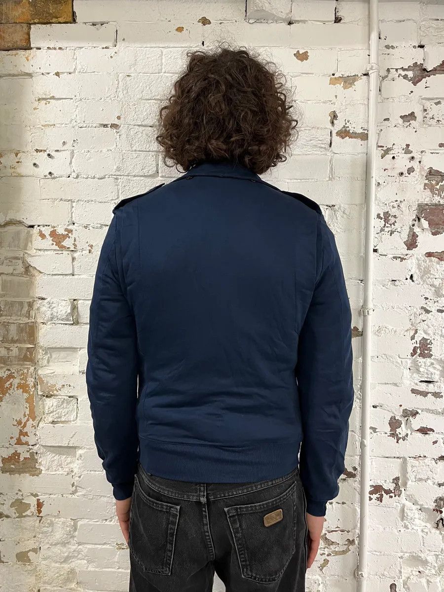 Balmain SS2015 Balmain Navy Blue Asymmetrical Biker Jacket Size US S / EU 44-46 / 1 - 2 Thumbnail