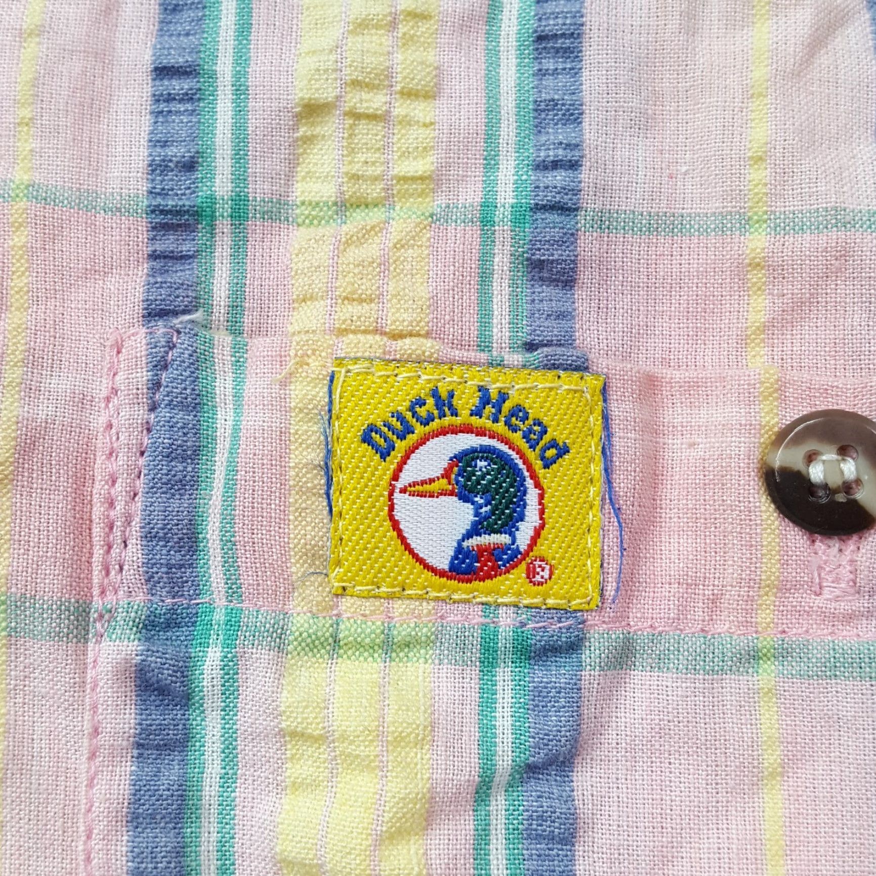 Vintage VINTAGE Duck Head Shirt XL Pink Plaid Button-Up Collared 90s Retro Workwear Mens Size US XL / EU 56 / 4 - 6 Thumbnail