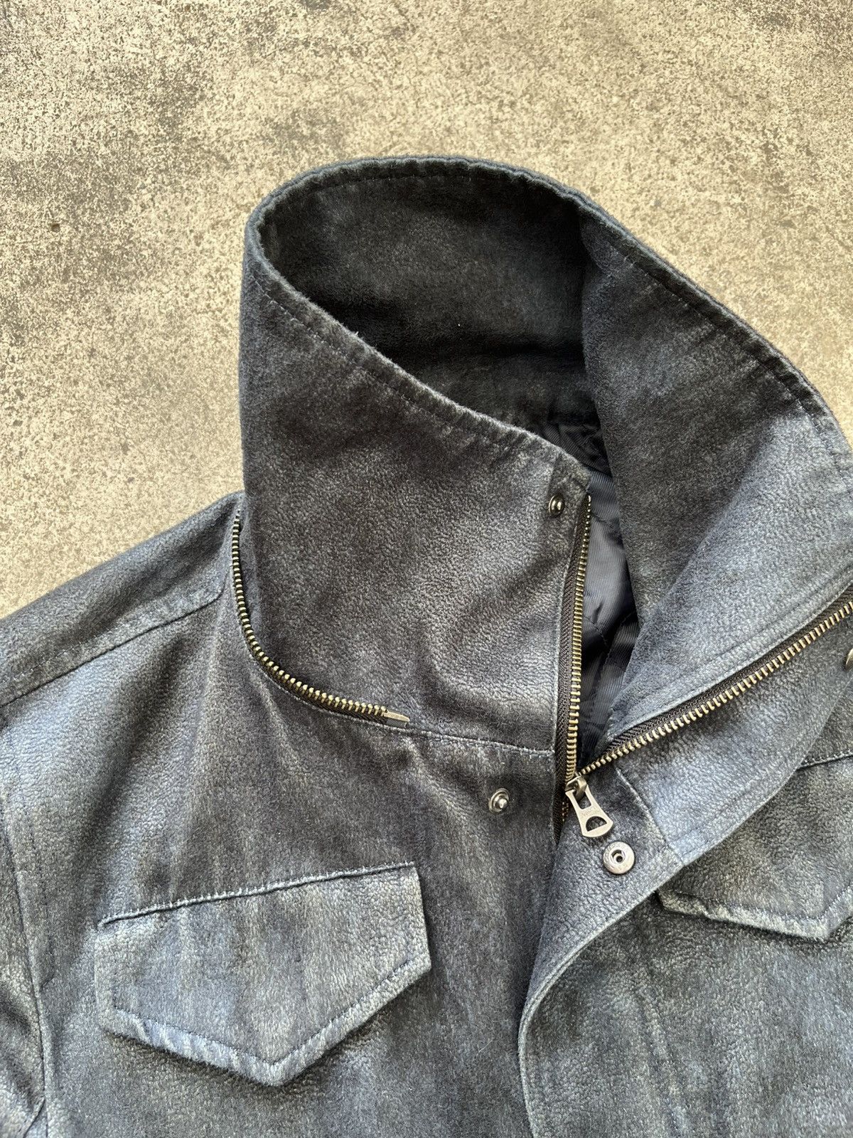 If Six Was Nine Tornado mart jacket waxed dark blue Size US M / EU 48-50 / 2 - 7 Thumbnail