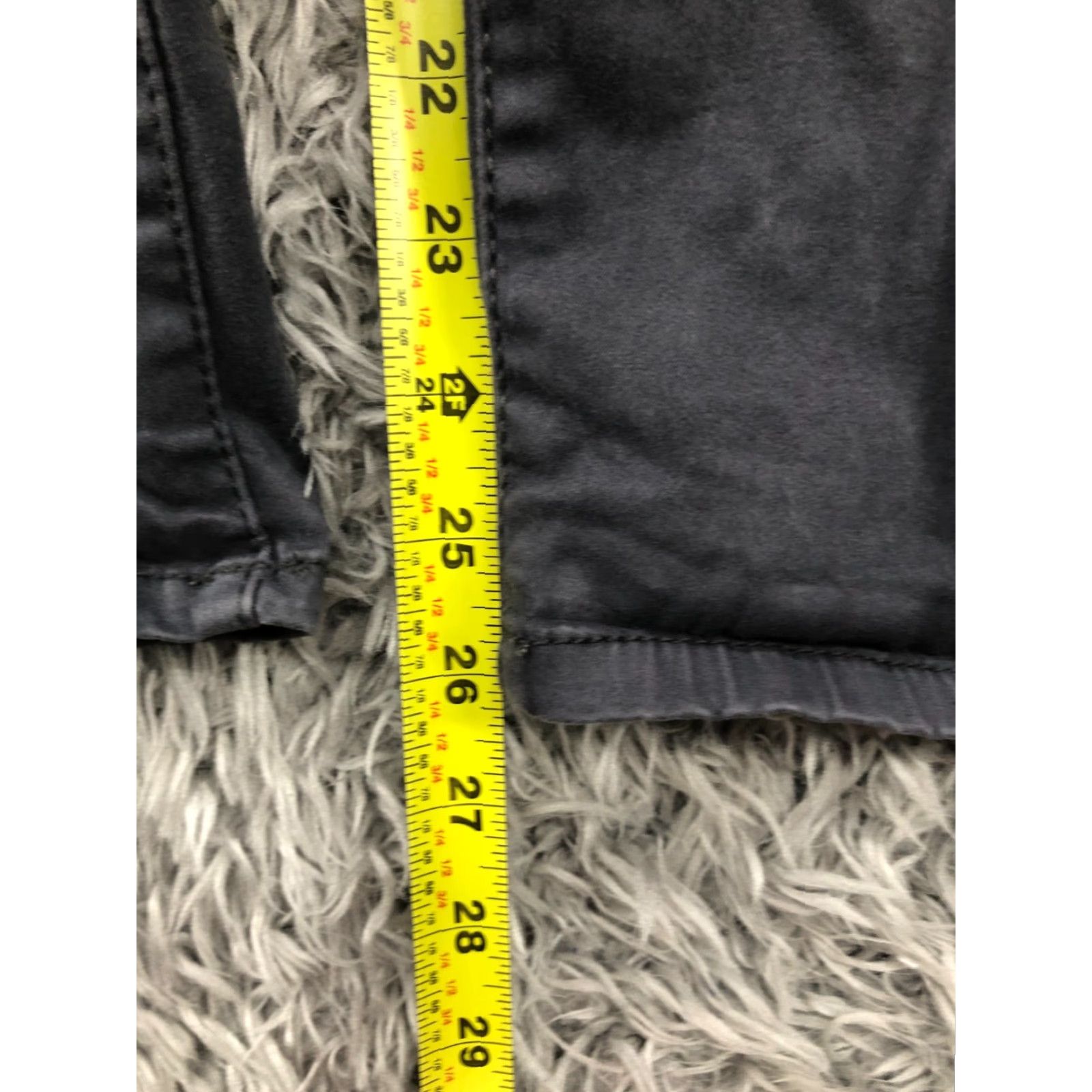 Vintage Sonoma Skinny Ankle Pants Womens Gray Size 16 Short Stretch Pockets Knit Regular Front Flat Front 27in Inseam Size 38" / US 16 / IT 52 - 3 Thumbnail