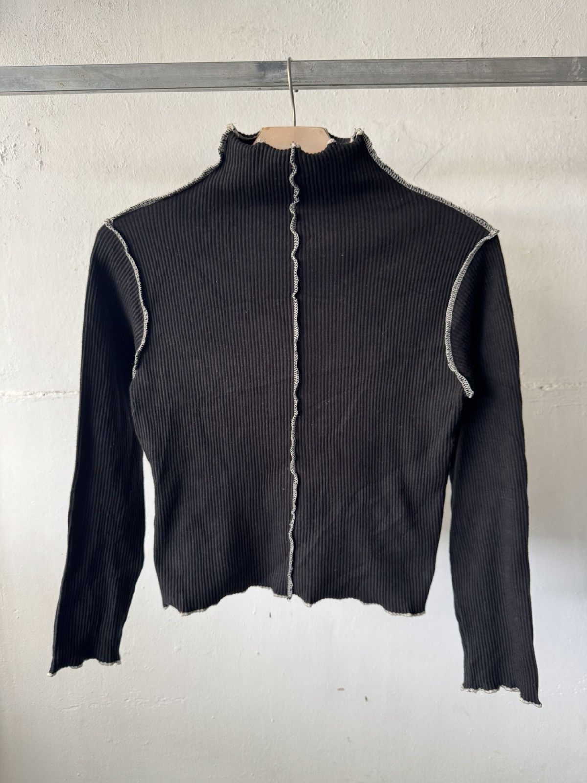 If Six Was Nine Barak seems pattern long sleeve knit turtle neck Size US XS / EU 42 / 0 - 2 Thumbnail