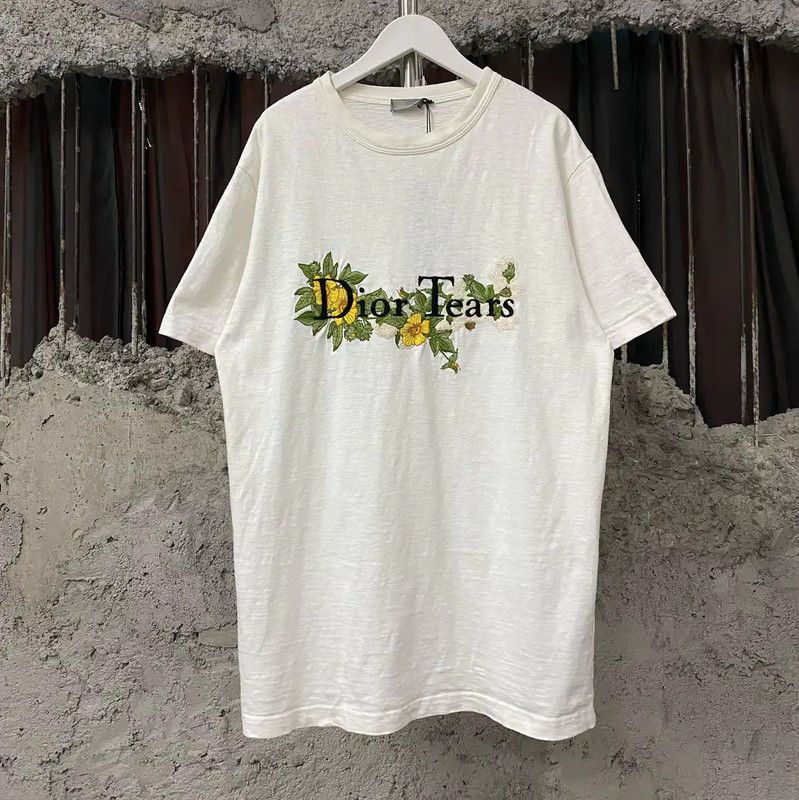 Dior Dior Summer White Cotton Short Sleeve T-shirt 0089 Size US S / EU 44-46 / 1 - 1 Thumbnail