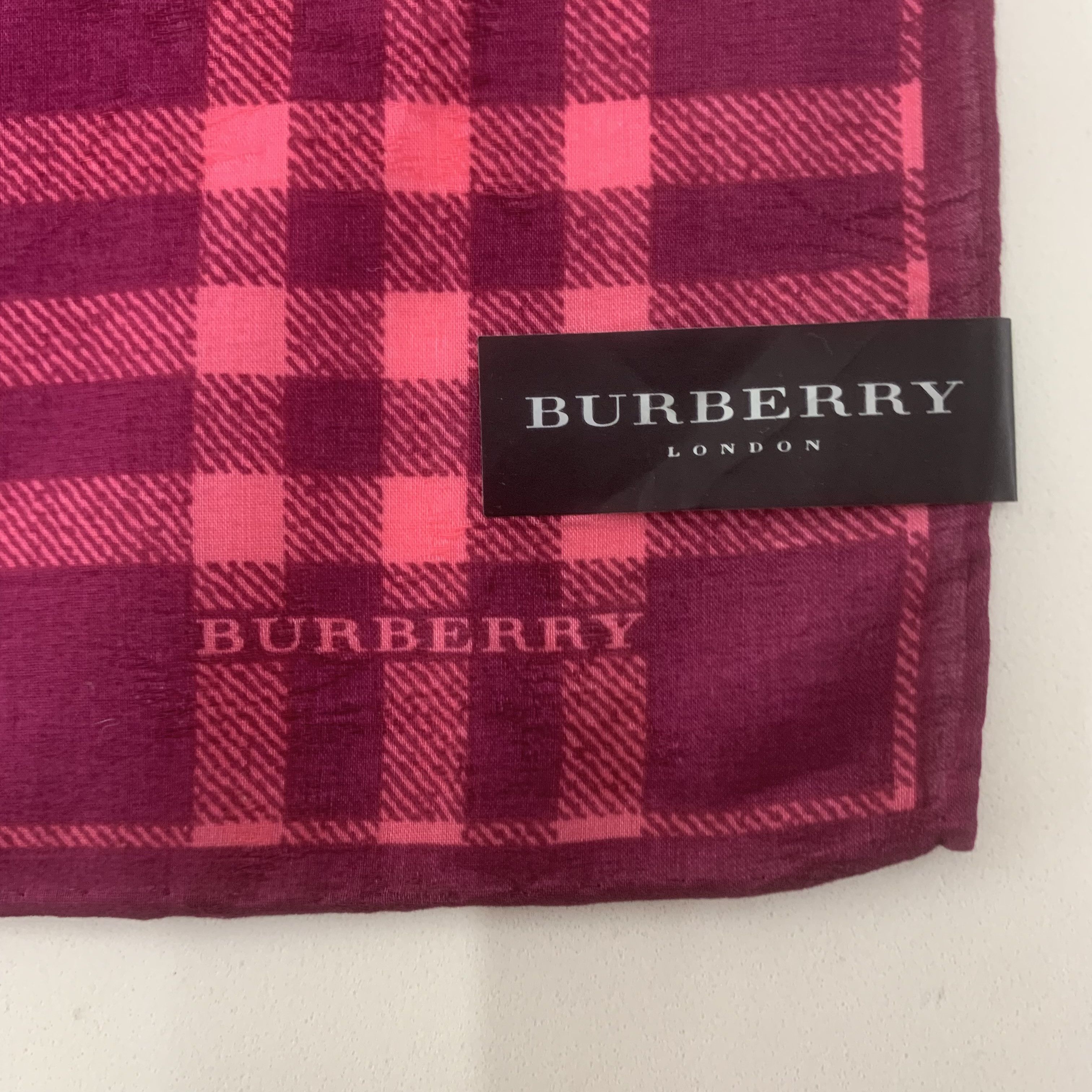 Burberry Burberry Handkerchief Bandana Neckerchief Square TB1074 Size ONE SIZE - 4 Thumbnail