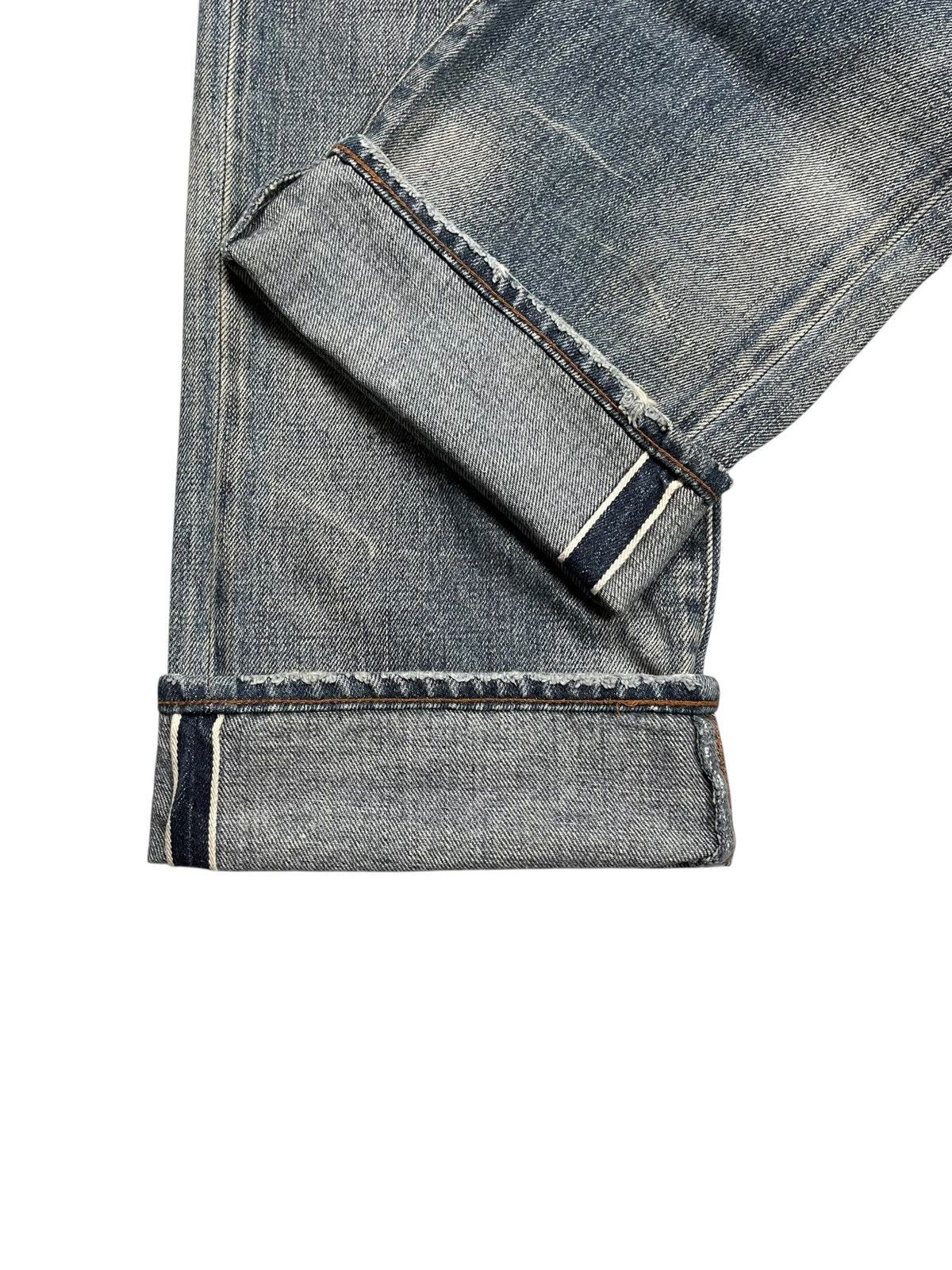 Japanese Brand Stunning Lure Buckel Back Selvedge Denim Button Fly Size US 30 / EU 46 - 9 Thumbnail