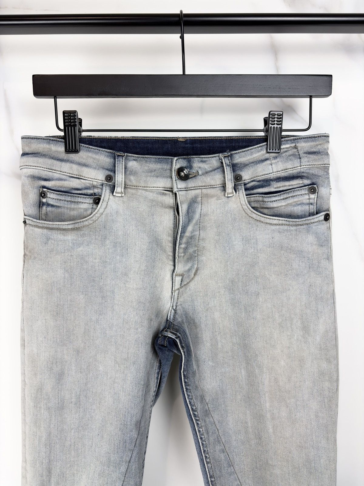 Rick Owens SS17 Rick Owens Stretch Hustler Skinny Detroit Denim Jeans Size US 26 / EU 42 - 3 Thumbnail
