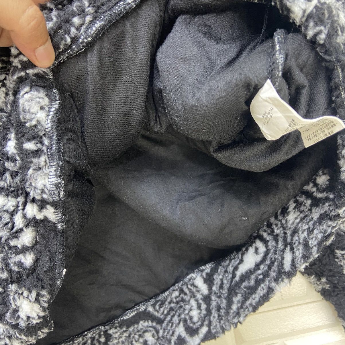 Japanese Brand Tyghus Paisley Art Sherpa Half Zipper Oversize Loose Jacket Size US L / EU 52-54 / 3 - 22 Thumbnail
