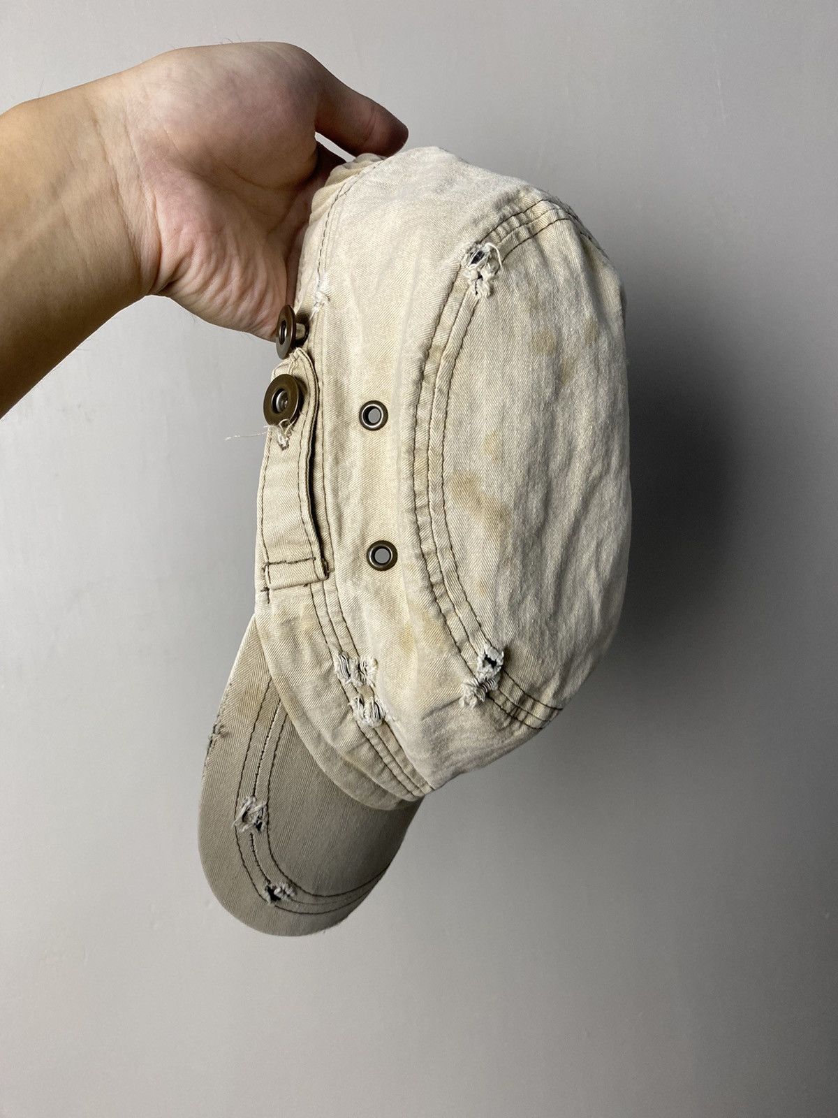 Beauty Beast × Hysteric Glamour × If Six Was Nine Vintage Cadet Distressed Hat Size ONE SIZE - 5 Thumbnail