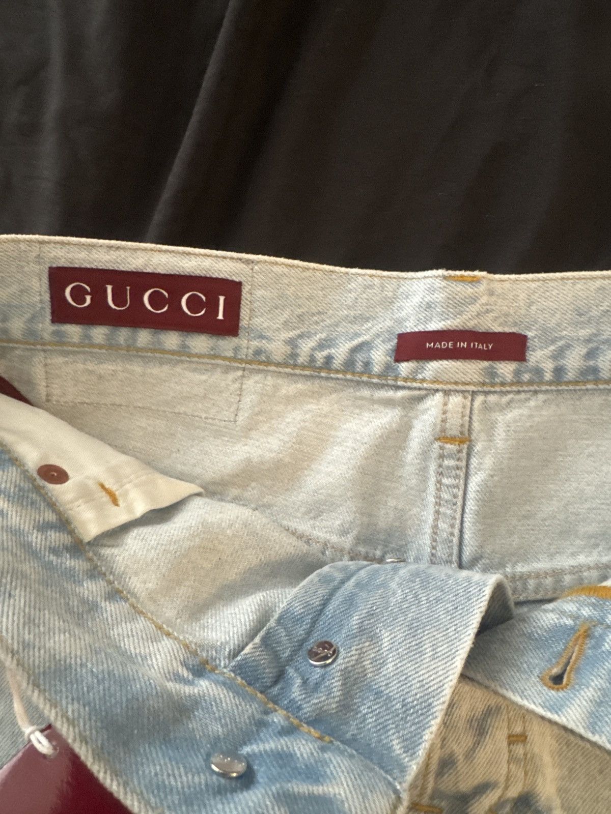 Gucci Gucci logo denim shorts Size US 29 - 13 Thumbnail