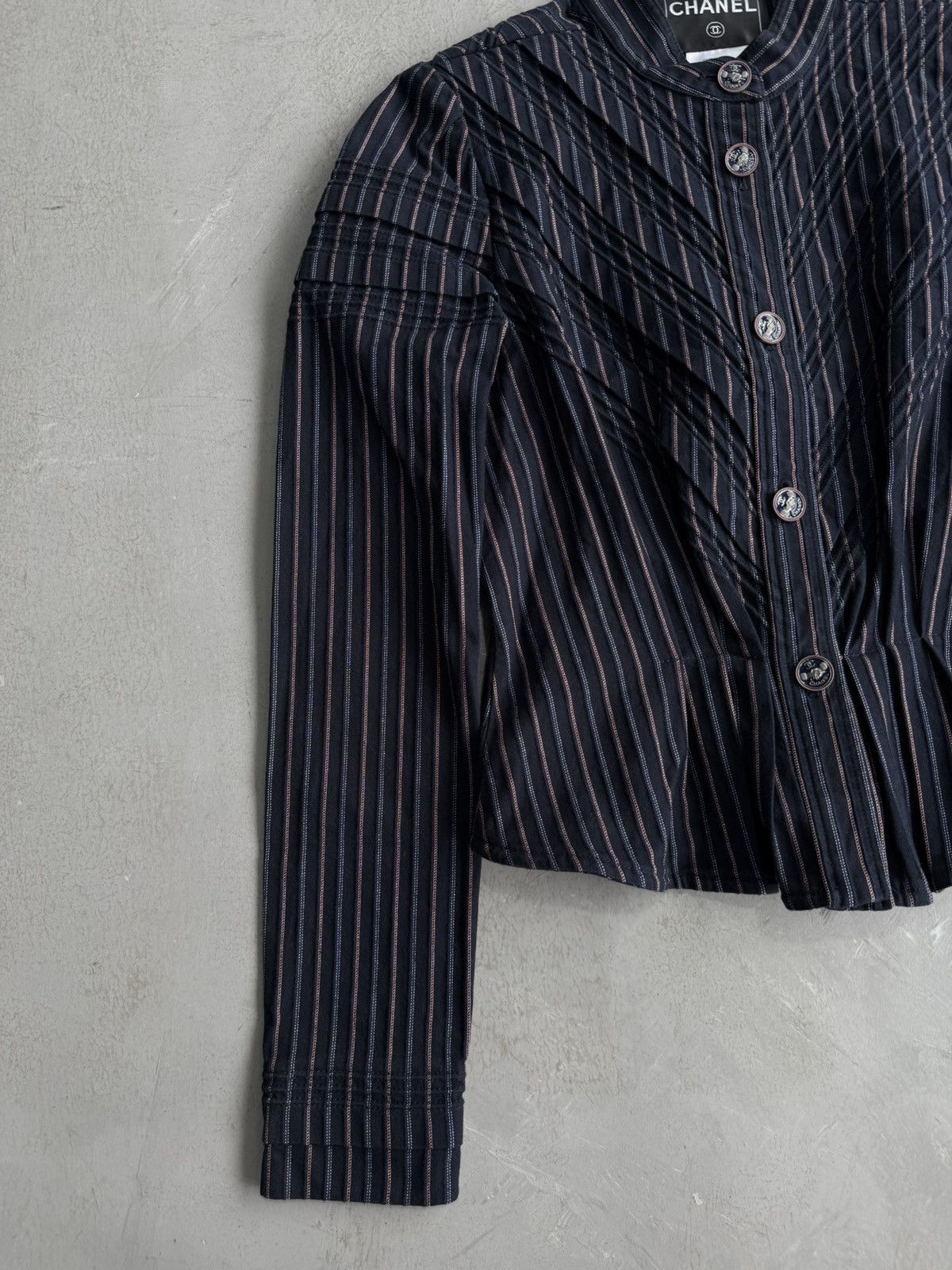 Chanel Chanel - 2008 Stripes Evening Jacket Size XS / US 0-2 / IT 36-38 - 3 Thumbnail