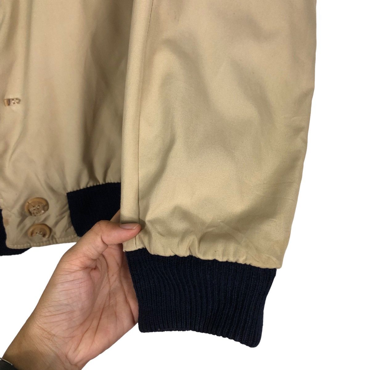 Japanese Brand Vintage Bomber Jacket Reversible Lacoste Japan Issey Miyake Size US M / EU 48-50 / 2 - 15 Thumbnail