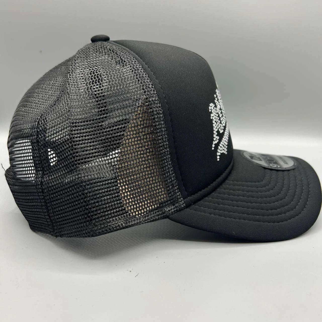 New Era Oakland Athletics Trucker Hat Men Black Snap Back Cap New Size ONE SIZE - 6 Thumbnail