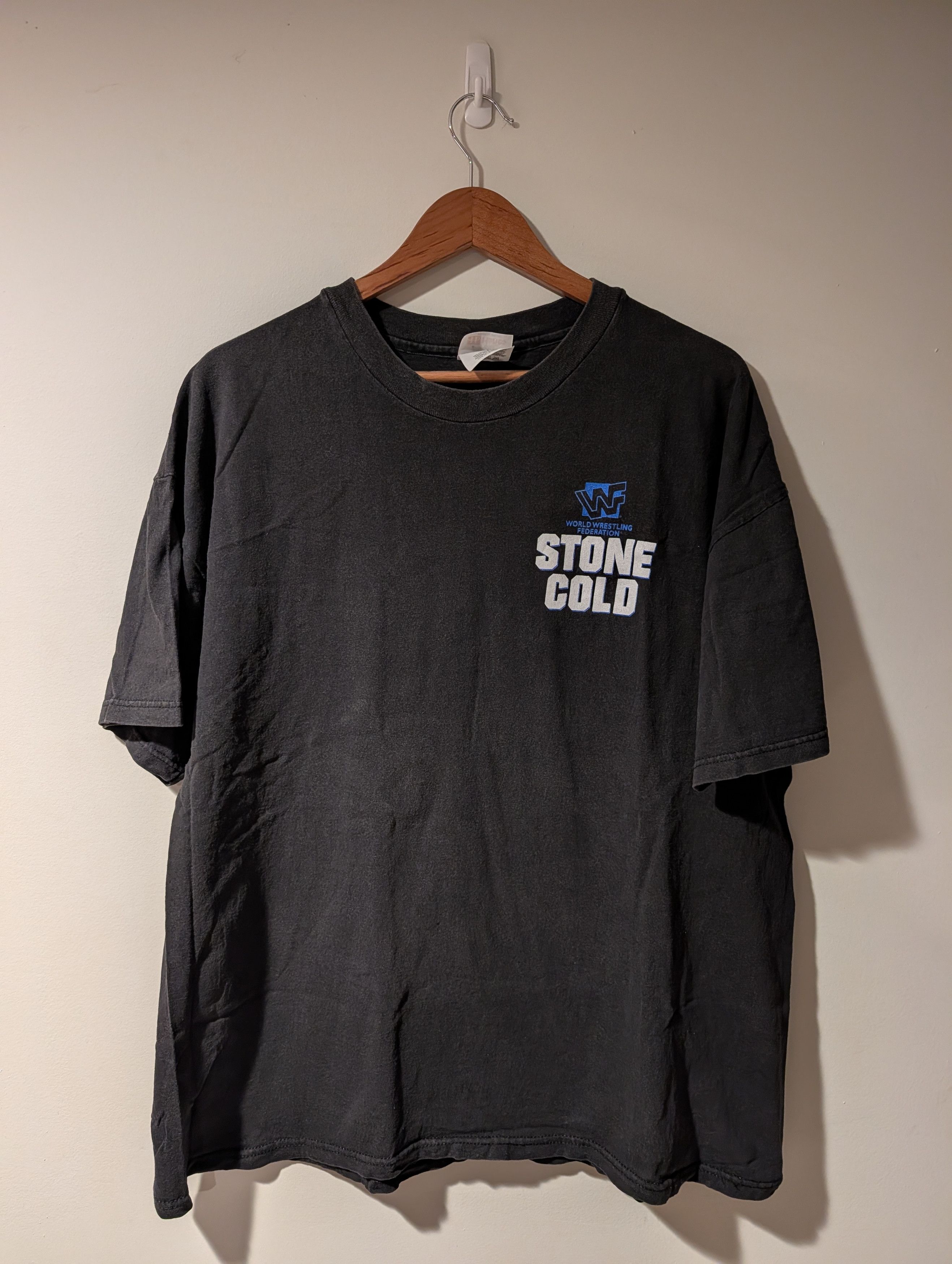 WWF VTG 90s WWF Stone Cold Steve Austin 3:16 Snake Skull T-Shirt Size US XL / EU 56 / 4 - 3 Thumbnail