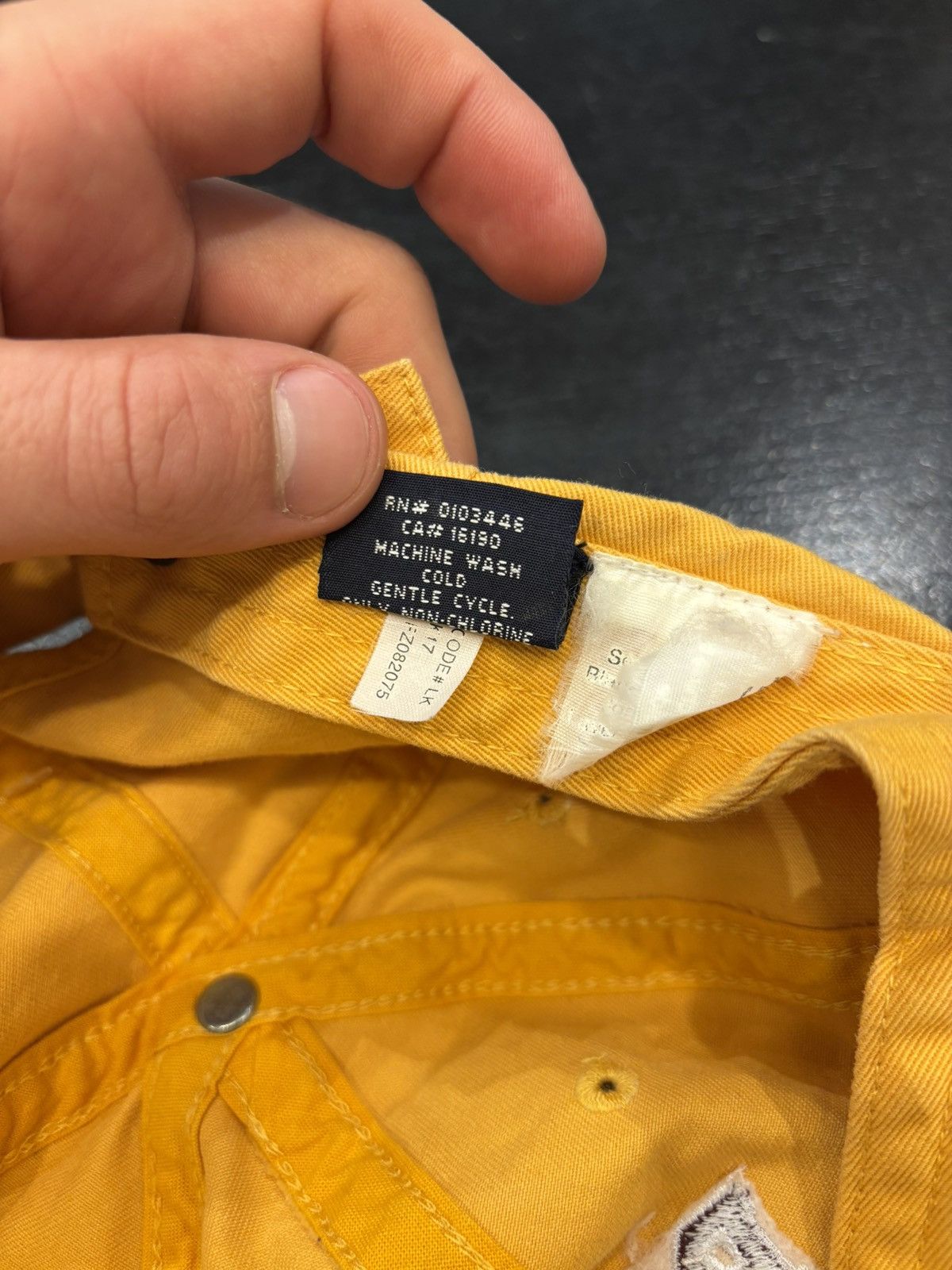 Polo Ralph Lauren Polo Ralph Lauren Polo Hat - Yellow Size ONE SIZE - 7 Thumbnail