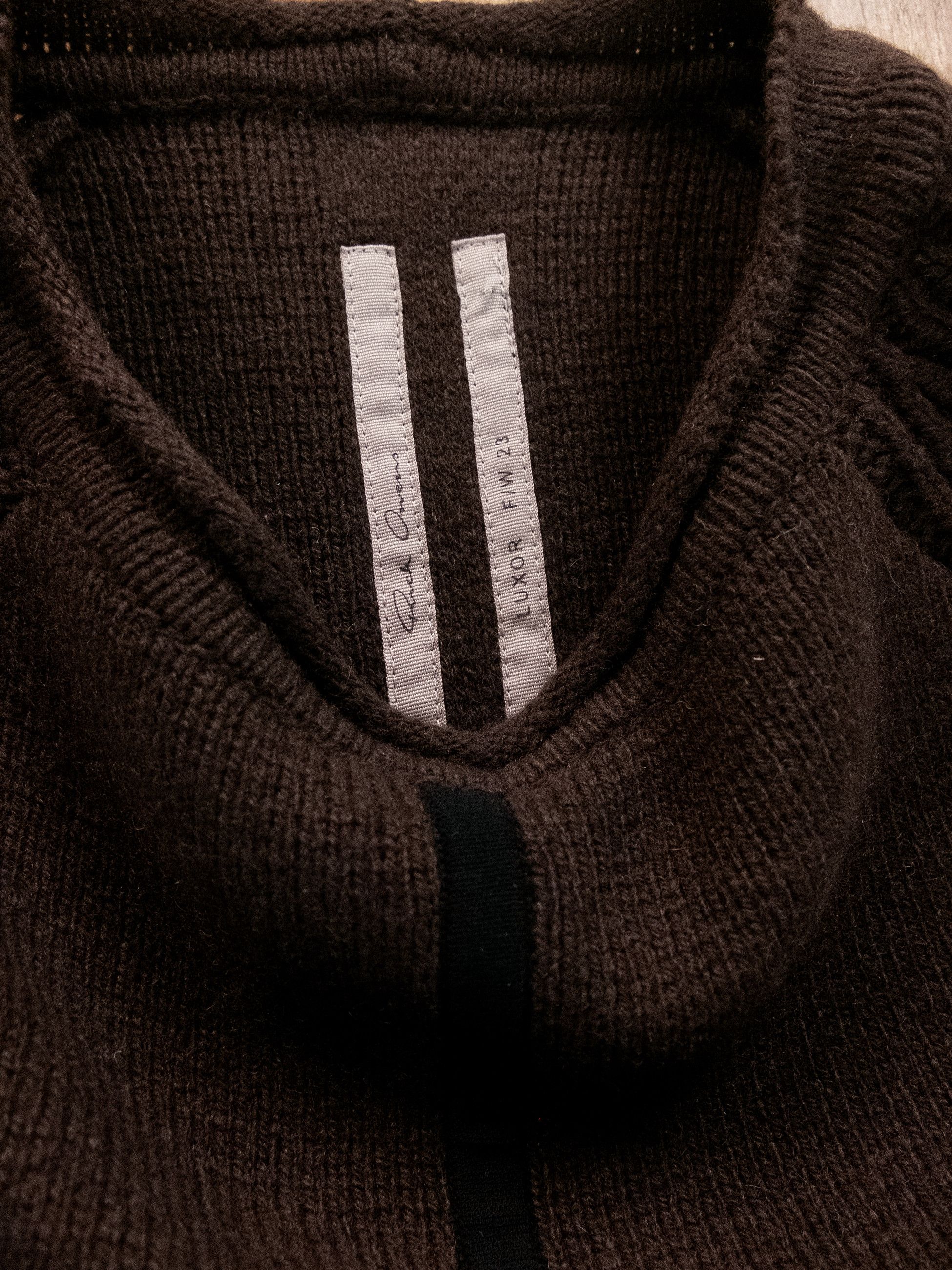 Rick Owens RICK OWENS brown slim fit crew knit cashmere sweater Medium Size US M / EU 48-50 / 2 - 7 Thumbnail