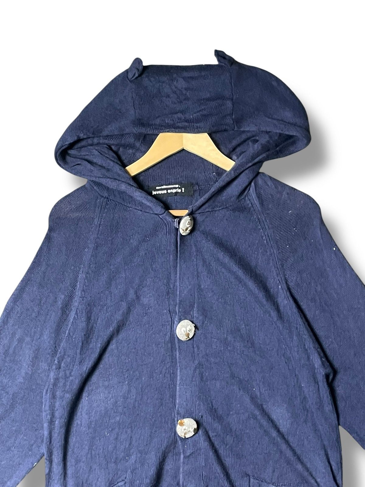 Issey Miyake Mercibeaucoup Vintage Buttoned Hoodie (43) Size US M / EU 48-50 / 2 - 2 Thumbnail