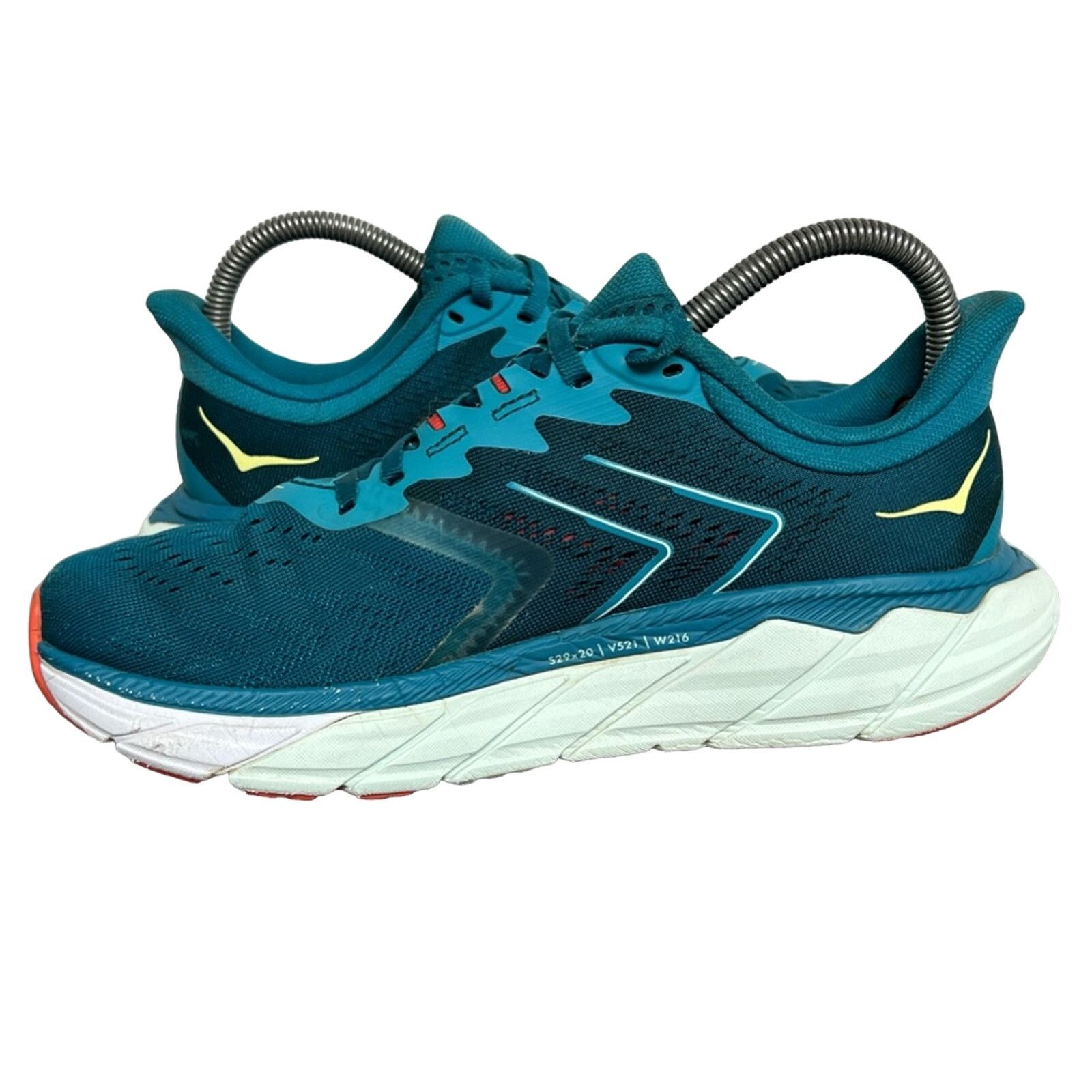 Hoka HOKA ONE ONE ARAHI 5 Womens Shoes Mosaic Blue Luminary Green Size US 7.5 / IT 37.5 - 4 Thumbnail