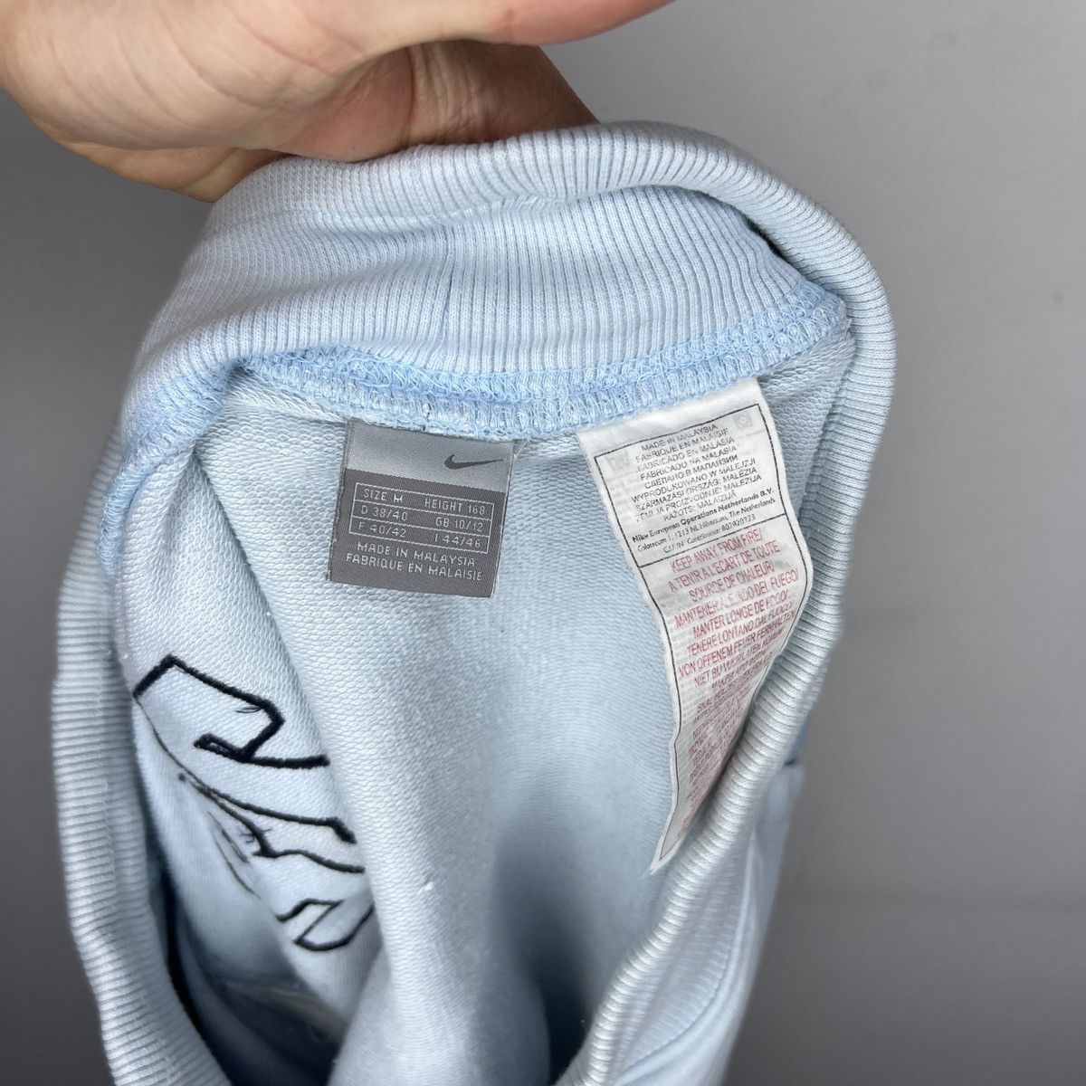 Nike × Vintage Vintage Nike Skirt Y2K Baby Blue Size 28" / US 6 / IT 42 - 8 Thumbnail