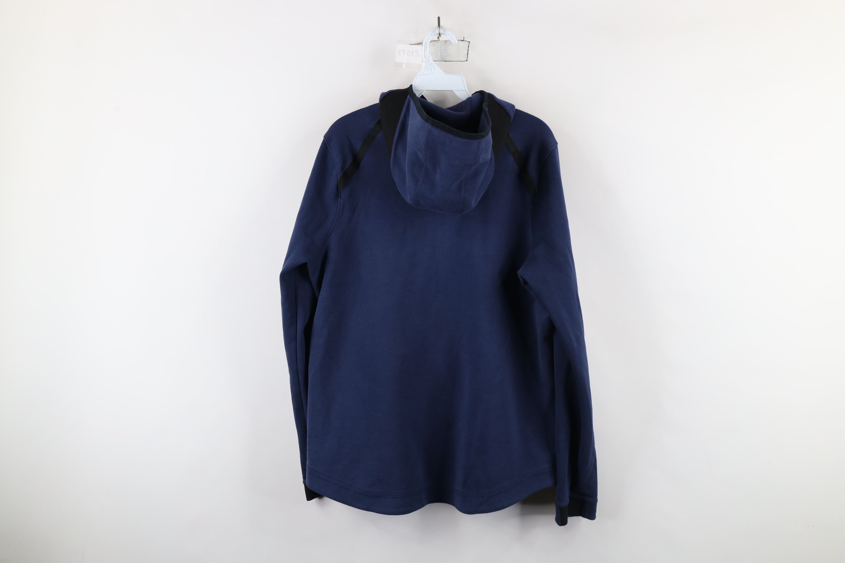 Nike × Vintage Nike Big Swoosh Logo Tech Fleece Full Zip Hoodie Sweatshirt Size US M / EU 48-50 / 2 - 13 Thumbnail
