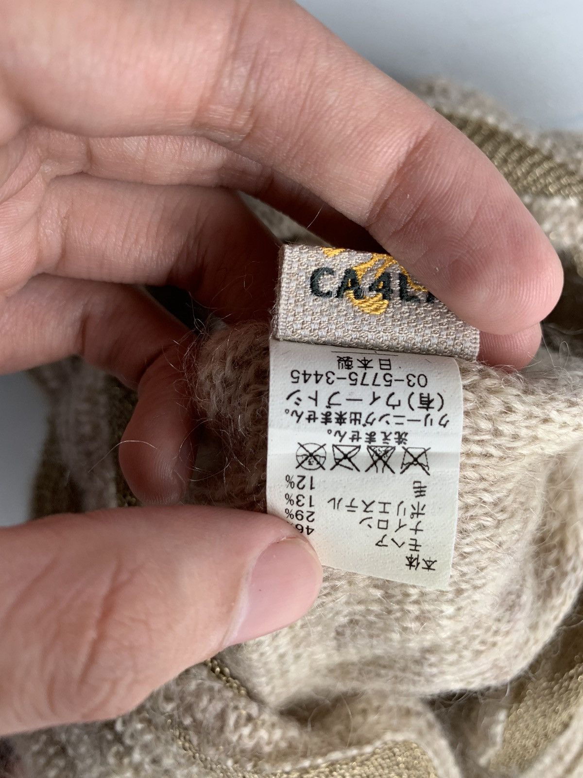 CA4LA × Japanese Brand Punk Bondage style CA4LA Distressed Beanie Hats With Hole Size ONE SIZE - 10 Thumbnail