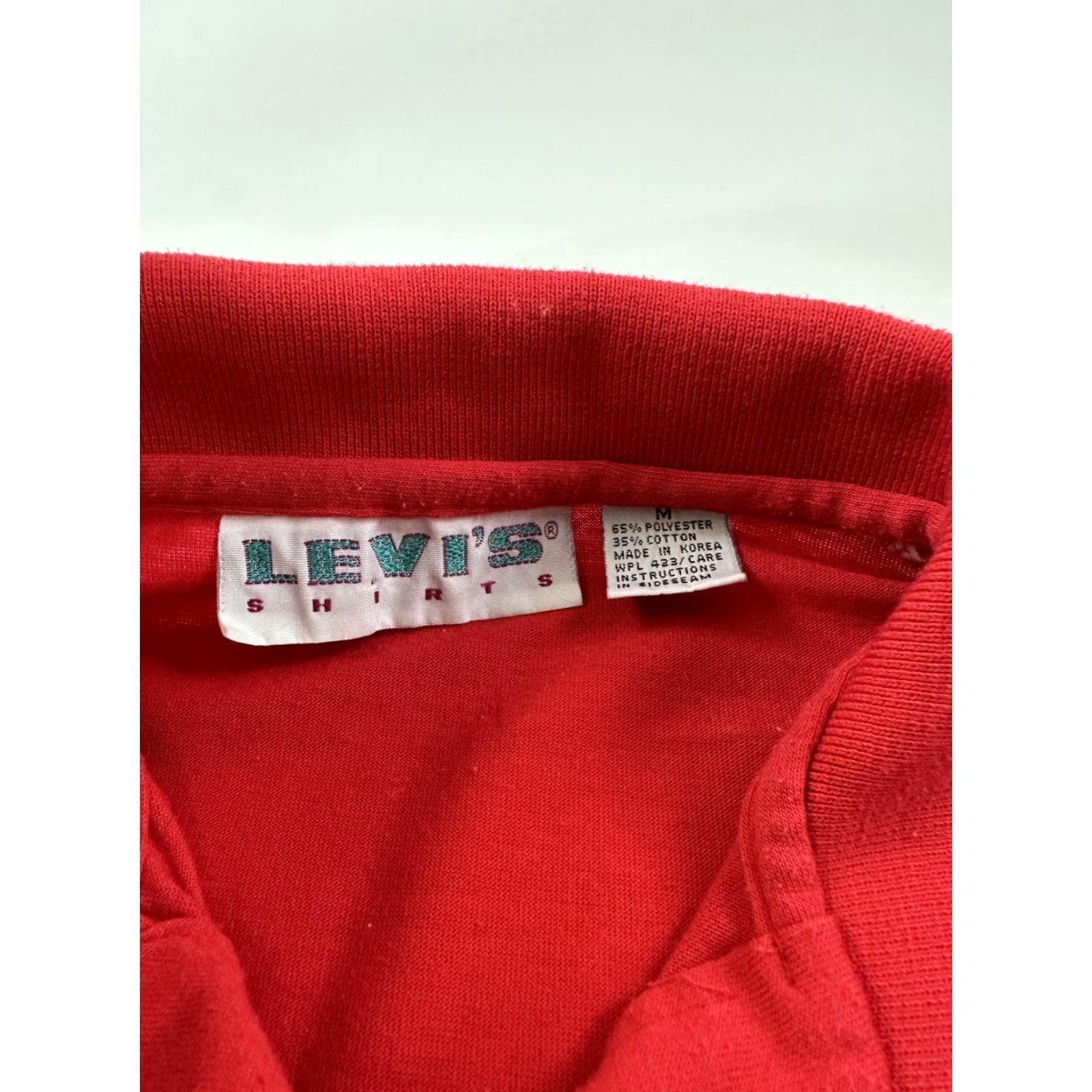 Levi's VINTAGE Levi’s Polo Shirt Men Medium Red Short Sleeve Mens M Polo Red Short Sleeve Levi’s Vintage Polo Shirt Men’s Medium Red Size US M / EU 48-50 / 2 - 4 Thumbnail