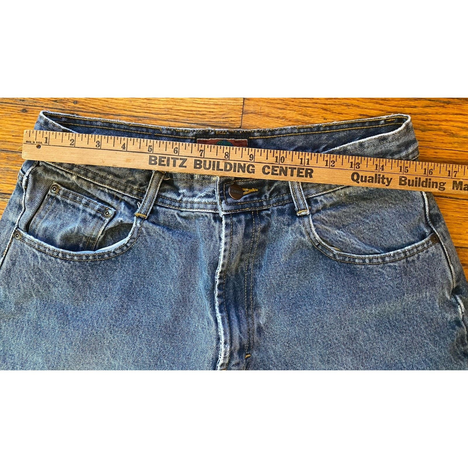 Structure Men's Structure Vintage Denim Blue Jean Shorts Men's Size 33 Size US 33 - 5 Thumbnail