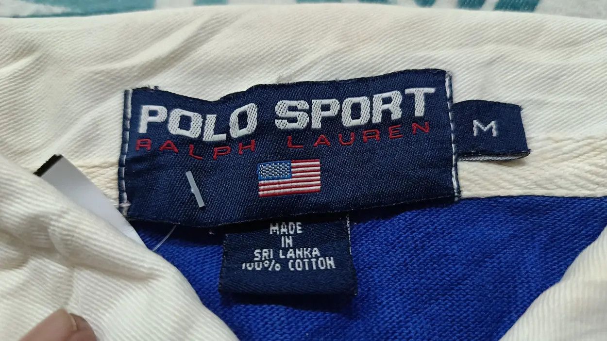 Polo Ralph Lauren 🔥🔥Rare Vintage 90s Polo Ralph Lauren Polo Sport Rubgy L/S Size US L / EU 52-54 / 3 - 3 Thumbnail