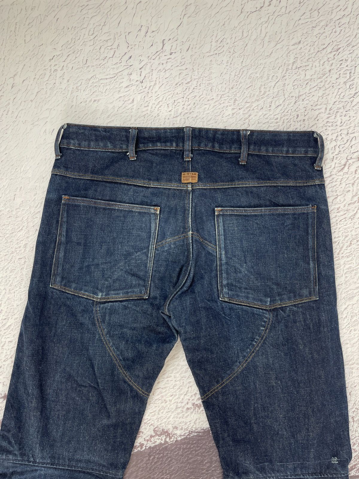 G-Star G-Star Raw double knee indigo blue biker style jeans denim Size US 36 / EU 52 - 13 Thumbnail