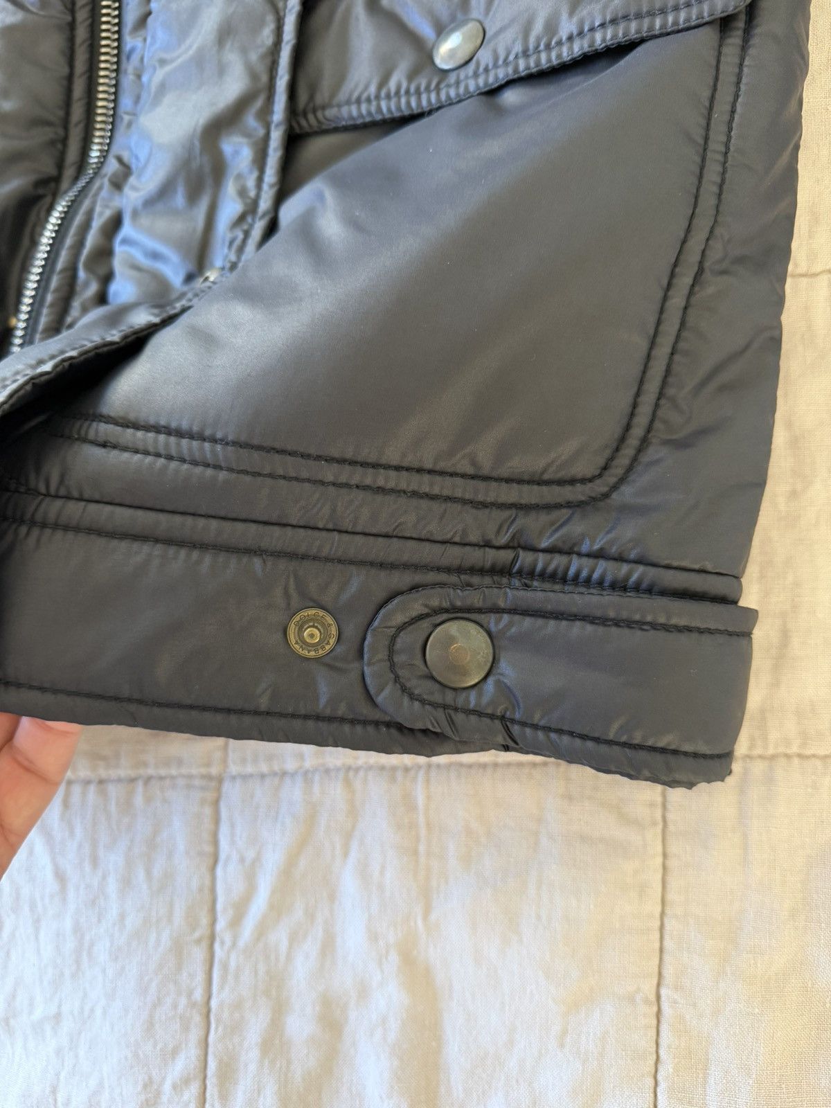 Dolce & Gabbana LN Dolce & Gabbana Puffer Zipper Moto Jacket w Zip-Away Hood Size US M / EU 48-50 / 2 - 13 Thumbnail