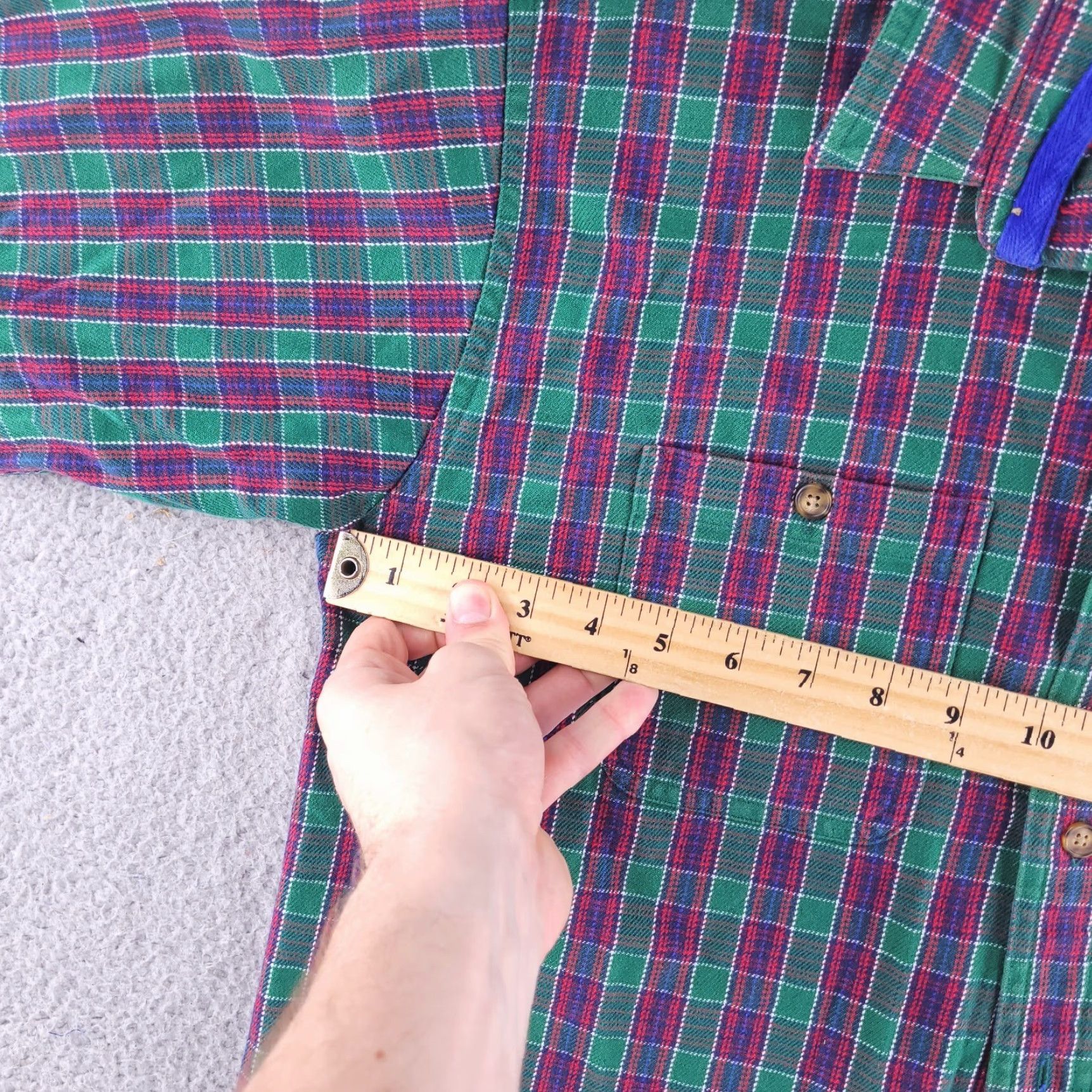 Polo Ralph Lauren VINTAGE Polo Ralph Lauren Shirt Mens Medium Flannel Long Sleeve Green THICK Size US M / EU 48-50 / 2 - 4 Thumbnail