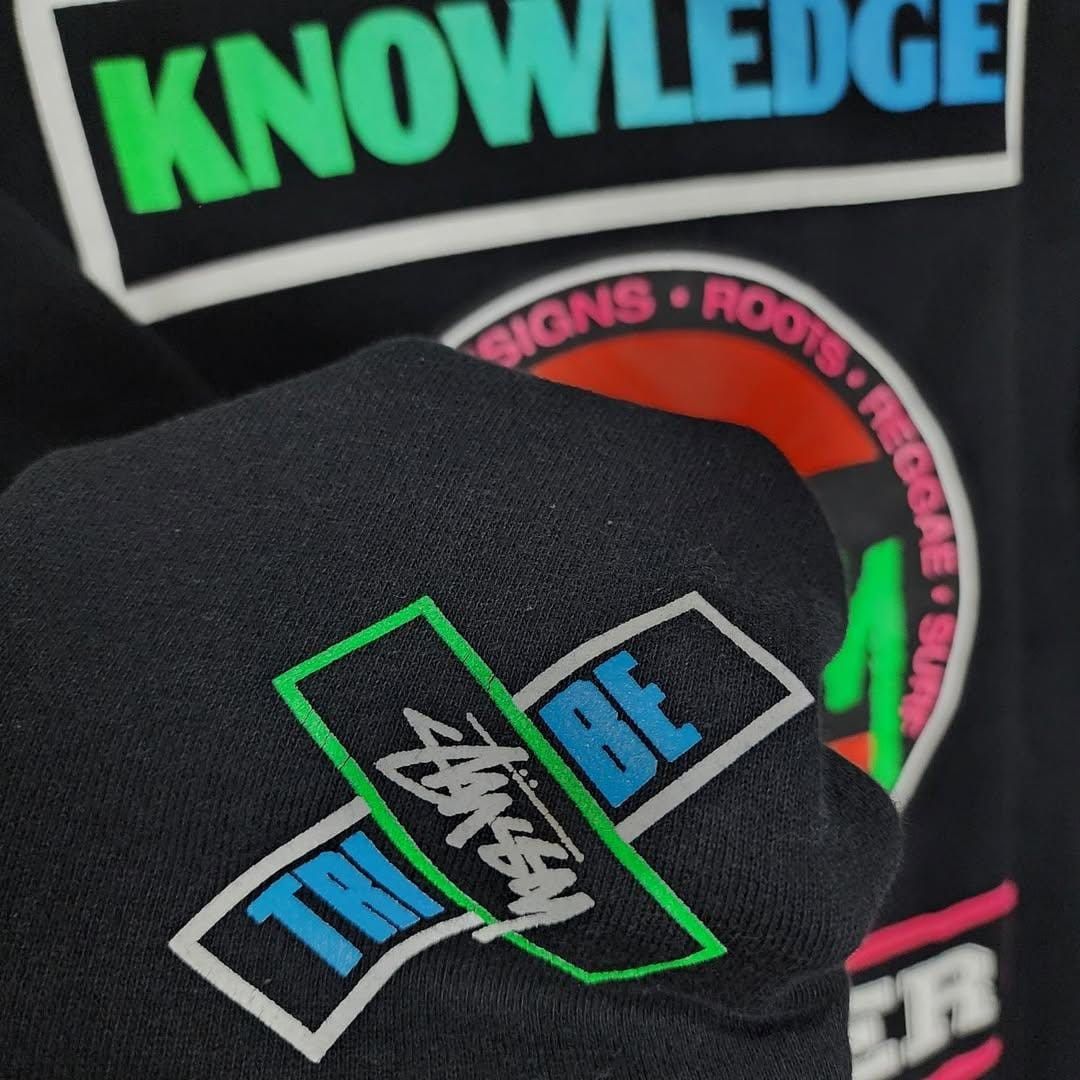 Stussy Hoodie old Stussy knowledge power Size US L / EU 52-54 / 3 - 3 Thumbnail