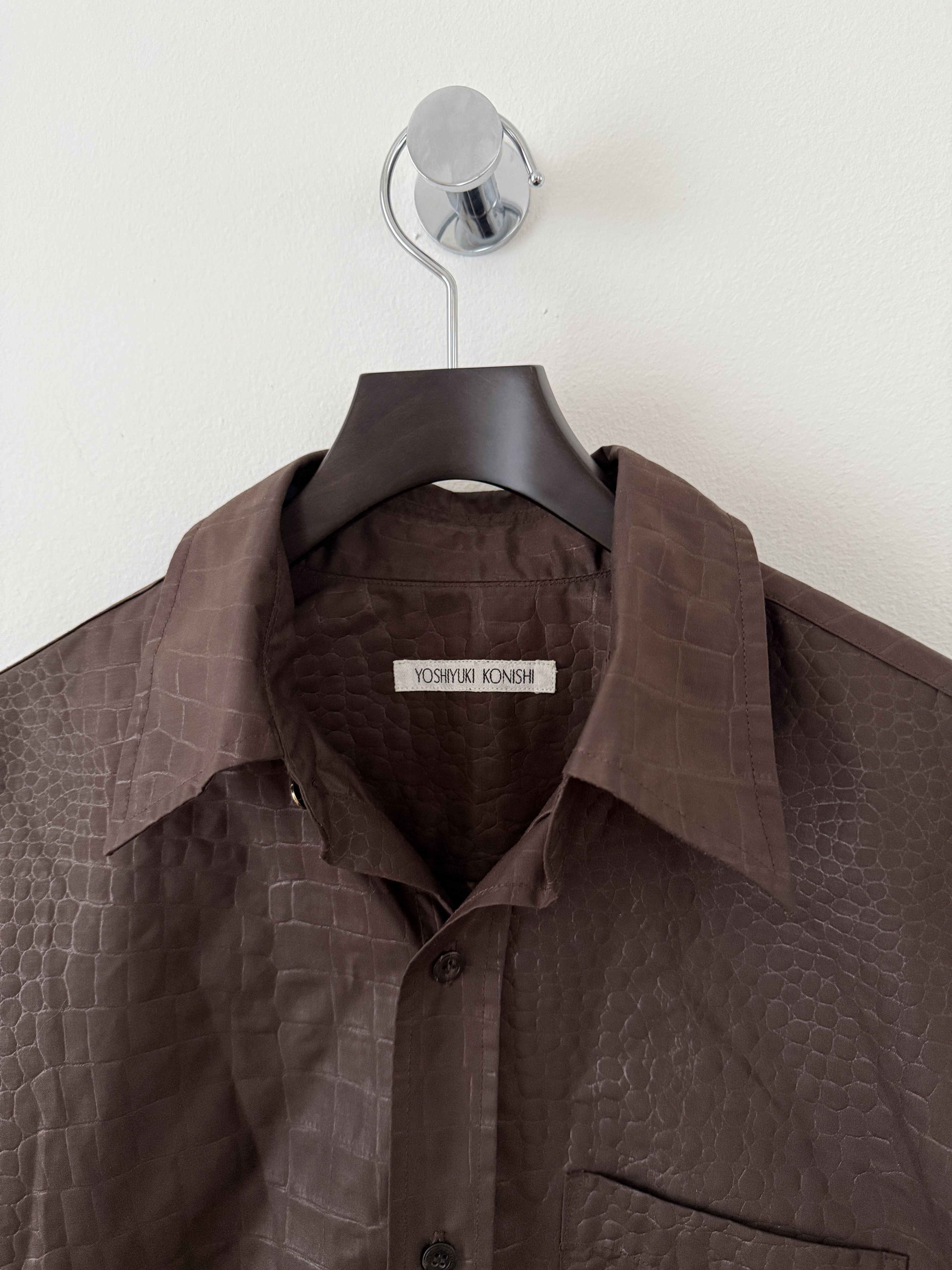 Yoshiyuki Konishi Textured Button Up Shirt Size US S / EU 44-46 / 1 - 6 Thumbnail