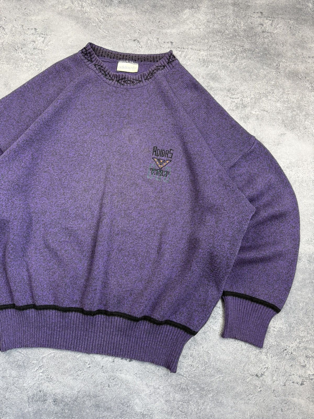 Adidas Vintage Adidas Made In West Germany Sweater Size US L / EU 52-54 / 3 - 5 Thumbnail