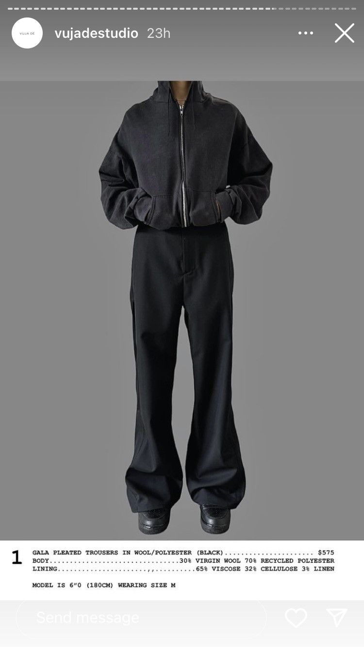 パンツ VujaDe gala pleated trousers VUJA DE 008 GALA PLEATED TROUSERS The Gala Pleated Trousers are