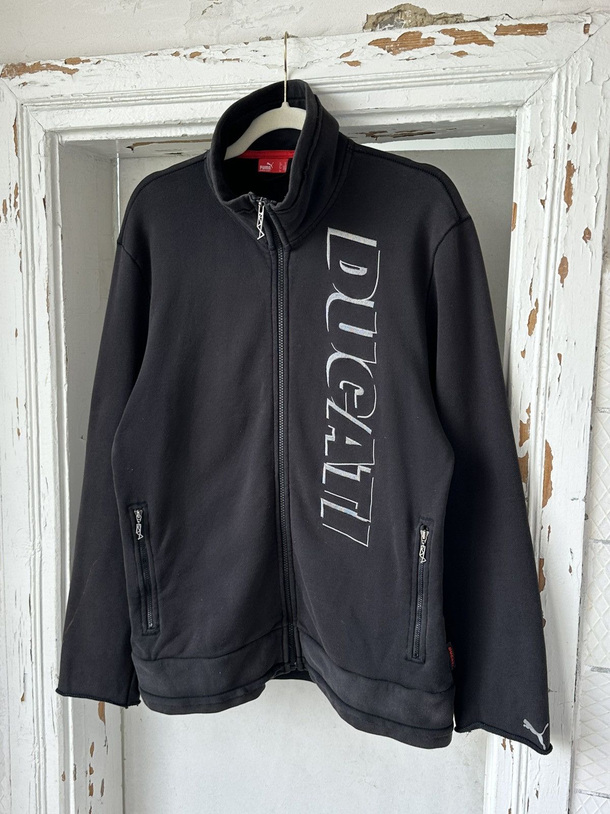 Ducati × Vintage Vintage Ducati Puma Zip Black Jumper Size US M / EU 48-50 / 2 - 1 Thumbnail