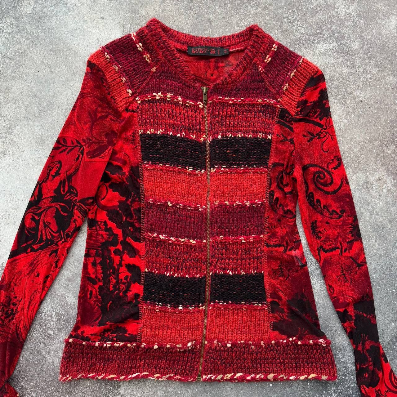 Hysteric Glamour Jean Paul Gaultier Style Mesh Avant Garde Long Sleeve Top Size XL / US 12-14 / IT 48-50 - 6 Thumbnail