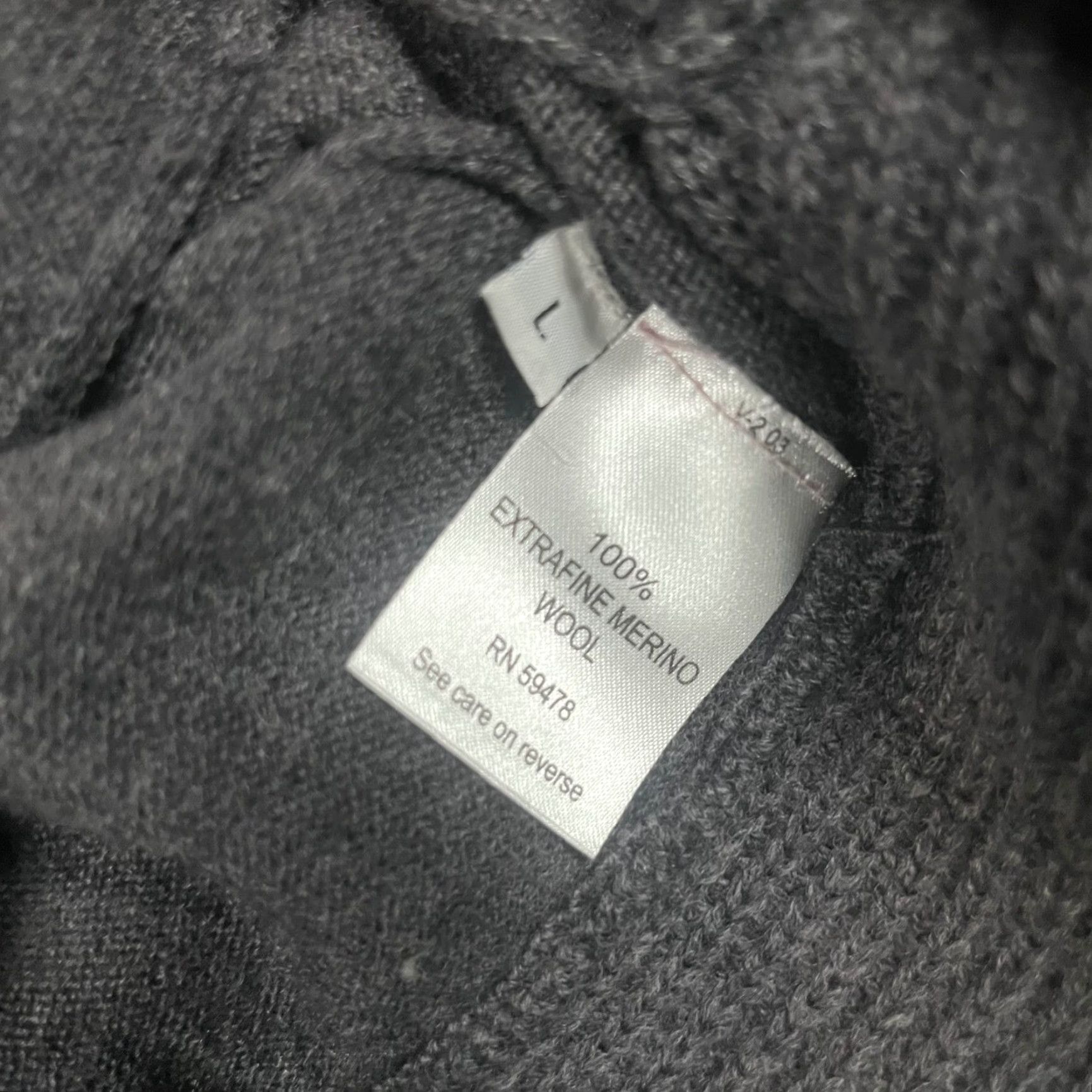 Vintage Brunella Gori Gray 100% Wool Sweater Dress Knit Casual Workwear Long Sleeve Size L Italy Women Size L / US 10 / IT 46 - 4 Thumbnail