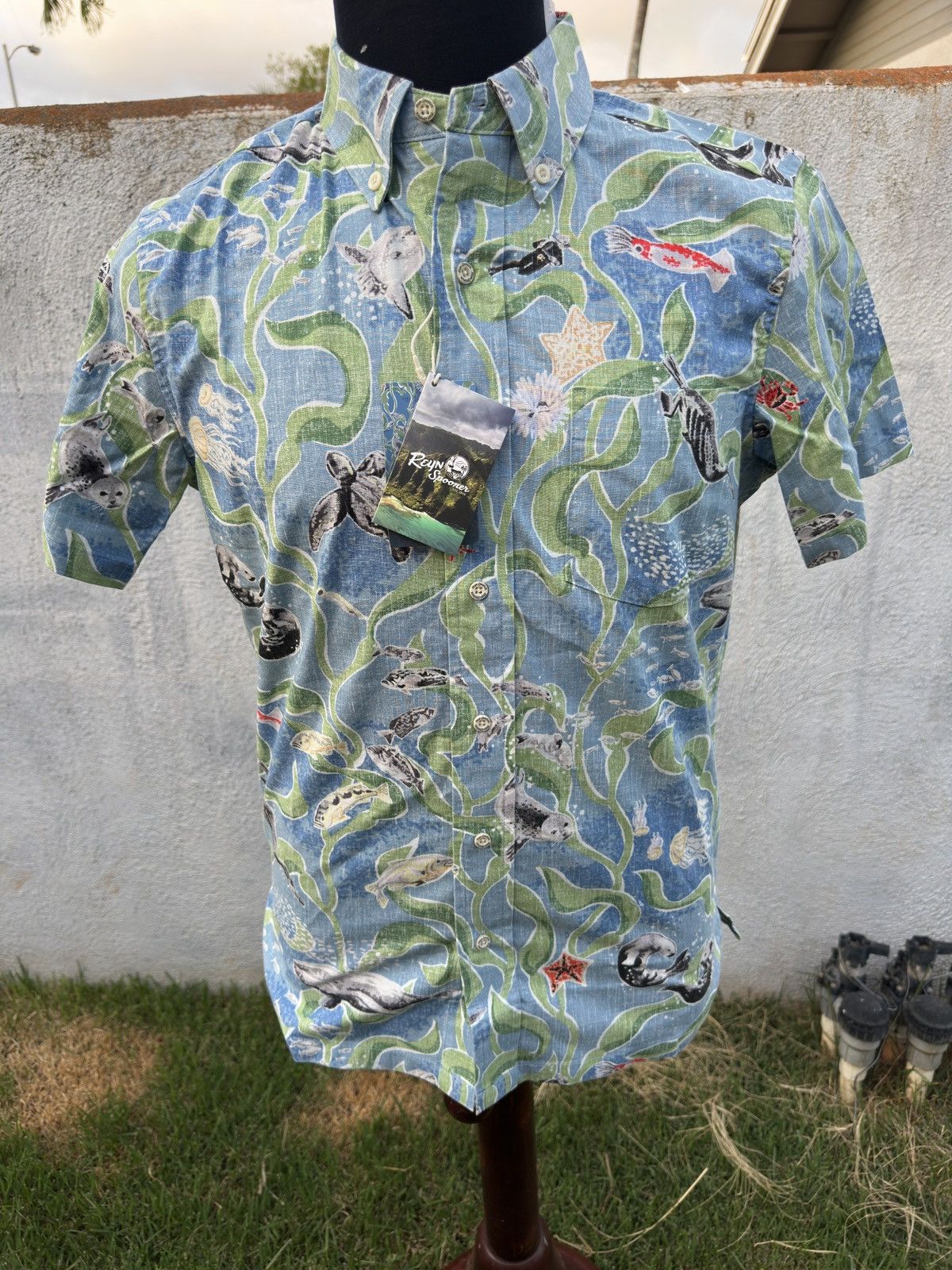 Reyn Spooner New Reyn Spooner "Monterey Bay" Classic Fit Men's XXS Size US XXS / EU 40 - 1 Thumbnail