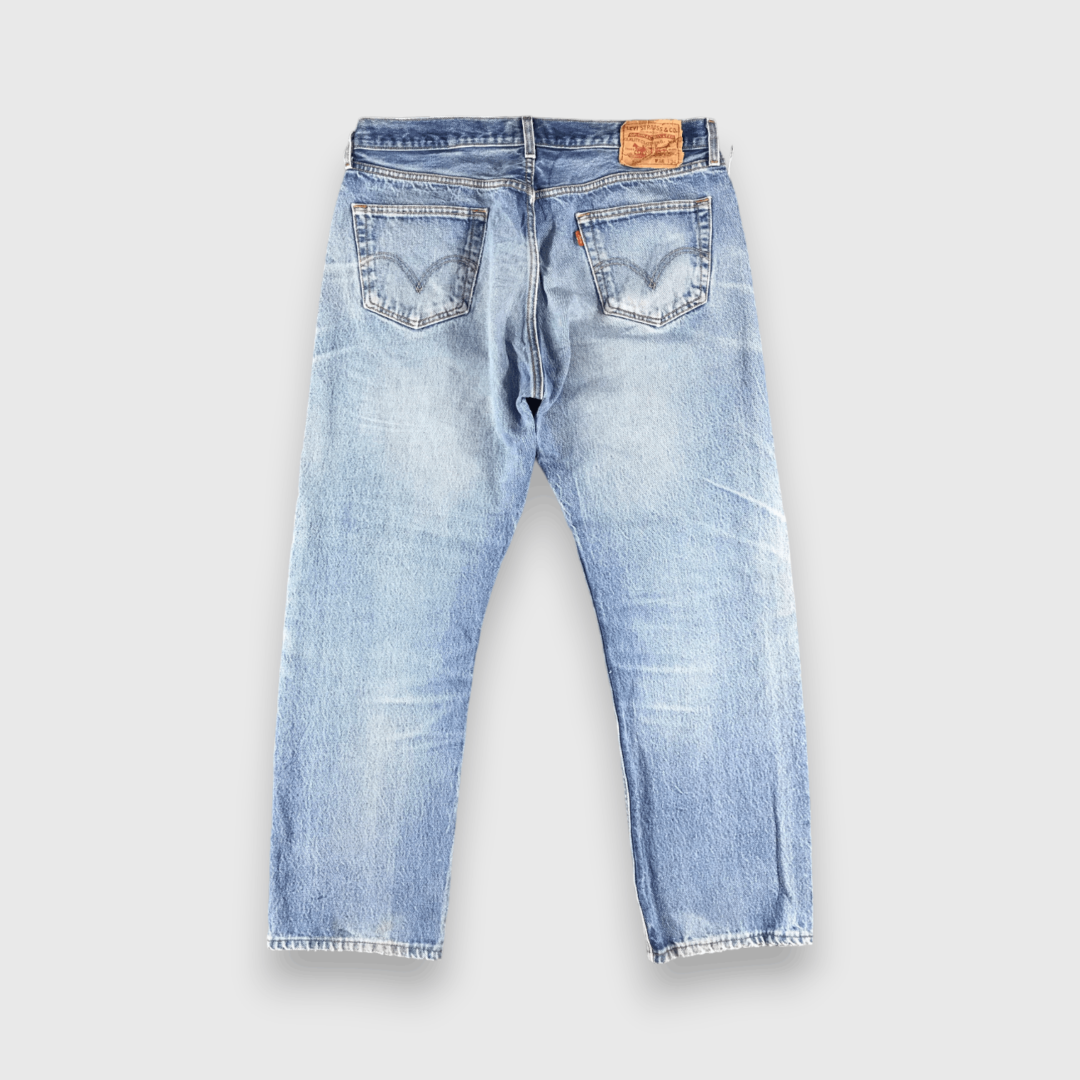 Levi's Vintage Blue Wash Levis 501 Jeans-J2508 Size US 36 / EU 52 - 2 Thumbnail