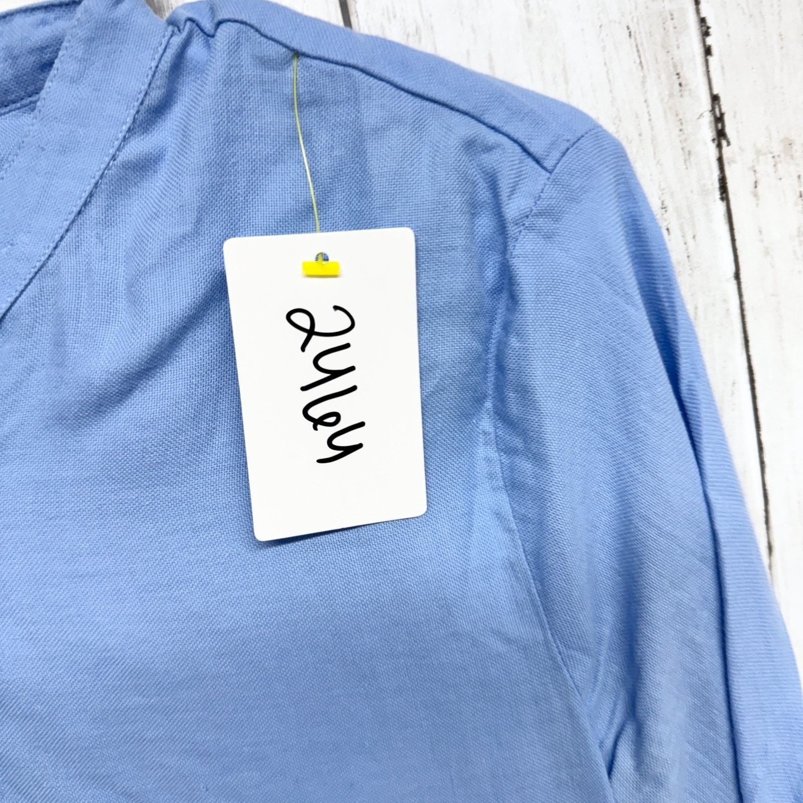 Zara Zara Shirt Small Light Blue Long Sleeve Button Down Blouse Size S / US 4 / IT 40 - 2 Thumbnail