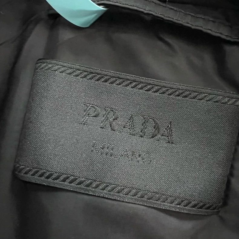 Prada Prada Black triangle logo lapel jacket 2501-Nextarrow Size US S / EU 44-46 / 1 - 4 Thumbnail