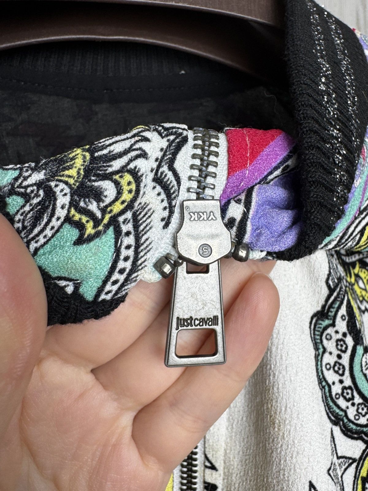 Just Cavalli Just Cavalli Multicoloured Paisley Viscose bomber jacket 44 Size M / US 6-8 / IT 42-44 - 9 Thumbnail