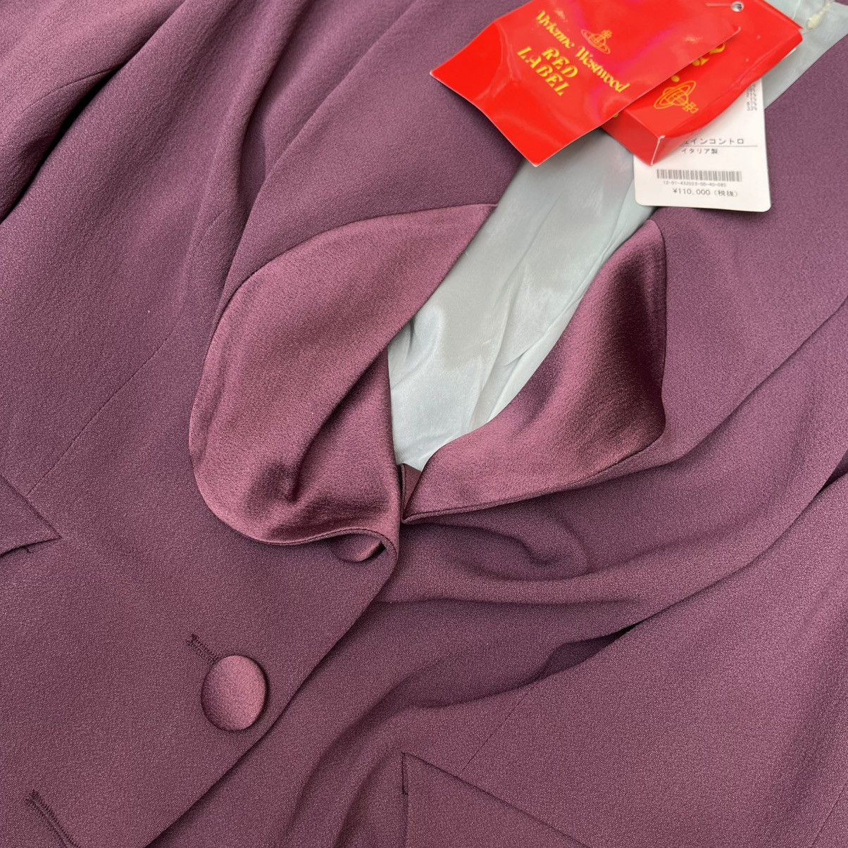 Vivienne Westwood Vivienne Westwood Red Label 2013 Draped Satin-Lapel Jacket Size S / US 4 / IT 40 - 6 Thumbnail