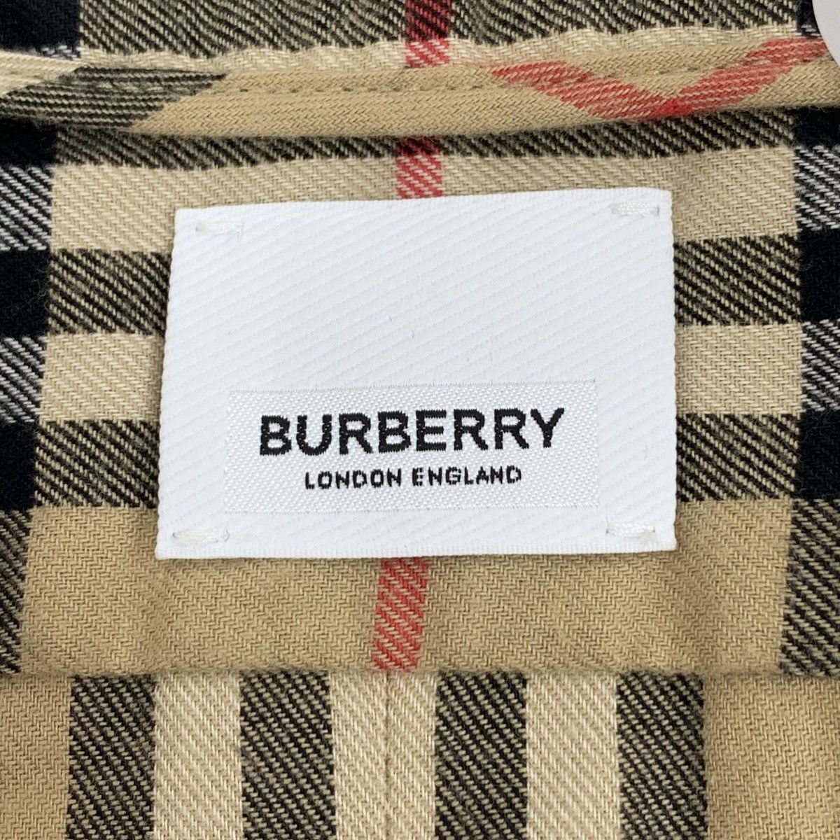 Burberry Burberry Brown Chain Detailed Check Long Sleeve Shirt K26WX Size S / US 4 / IT 40 - 5 Thumbnail