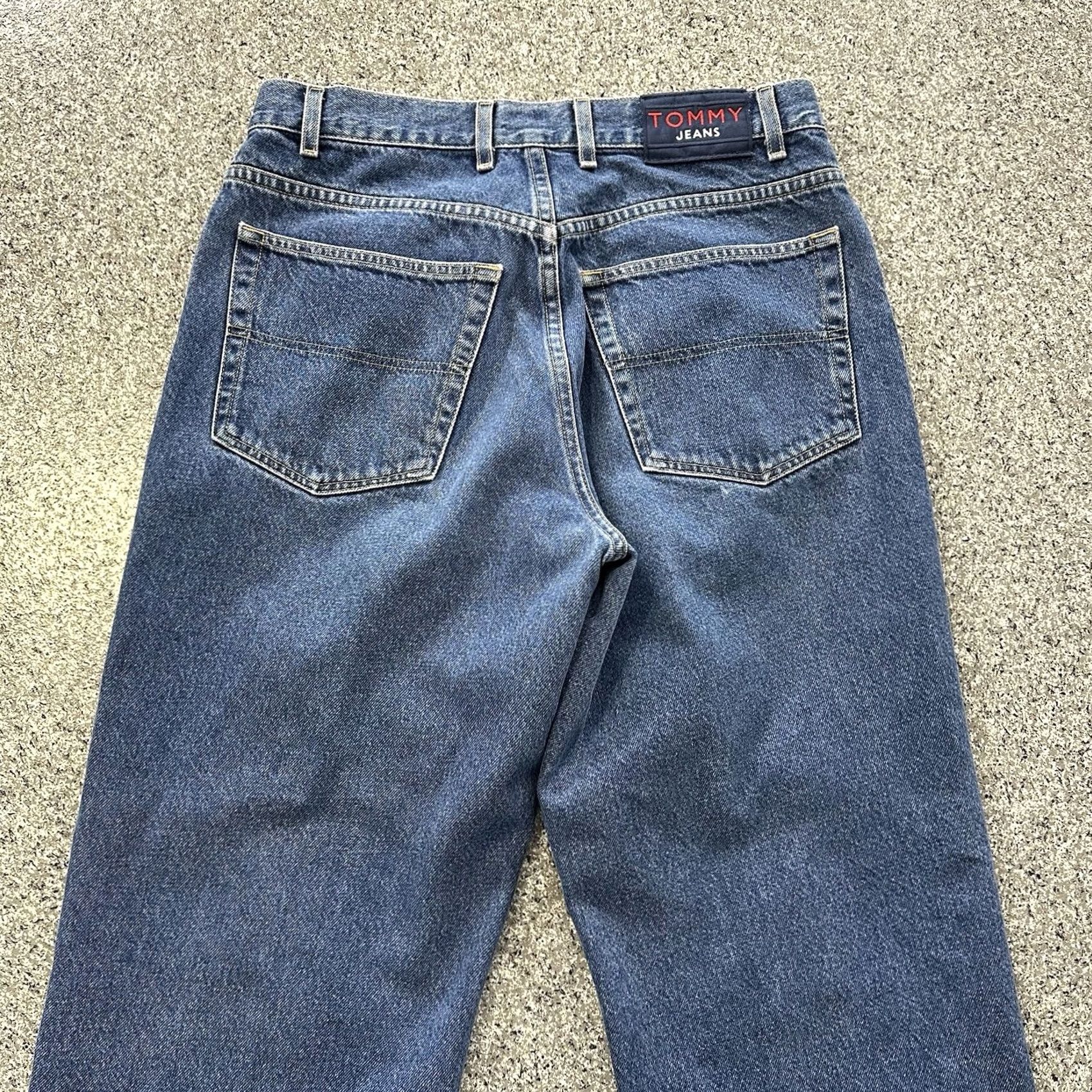 Tommy Hilfiger Tommy Hilfiger Jeans Mens 32x32 Blue Denim 5-Pocket Relaxed Straight Vintage Y2K 00s Baseball Era Style Mens Size US 32 / EU 48 - 6 Thumbnail