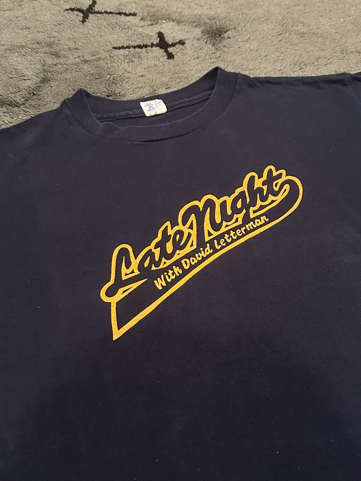 Vintage RARE! VINTAGE 1980s LATE NIGHT WITH DAVID LETTERMAN SHIRT Size US L / EU 52-54 / 3 - 3 Thumbnail