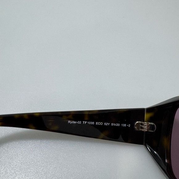 Tom Ford Tom Ford Ryder 51MM Rectangular Sunglasses Dark Havana Size ONE SIZE - 7 Thumbnail